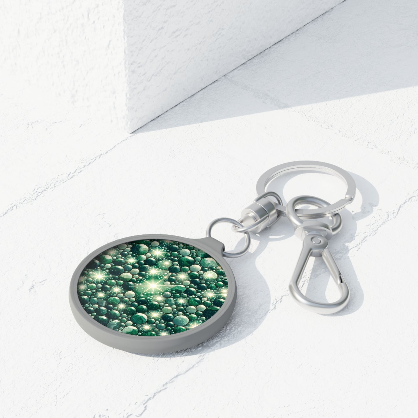 Sparkling Aventurine Keyring Tag - Customizable Keychain, Personalized Gift, Fun Accessory, Trendy Keyring, Ideal for Birthdays and Celebrations
