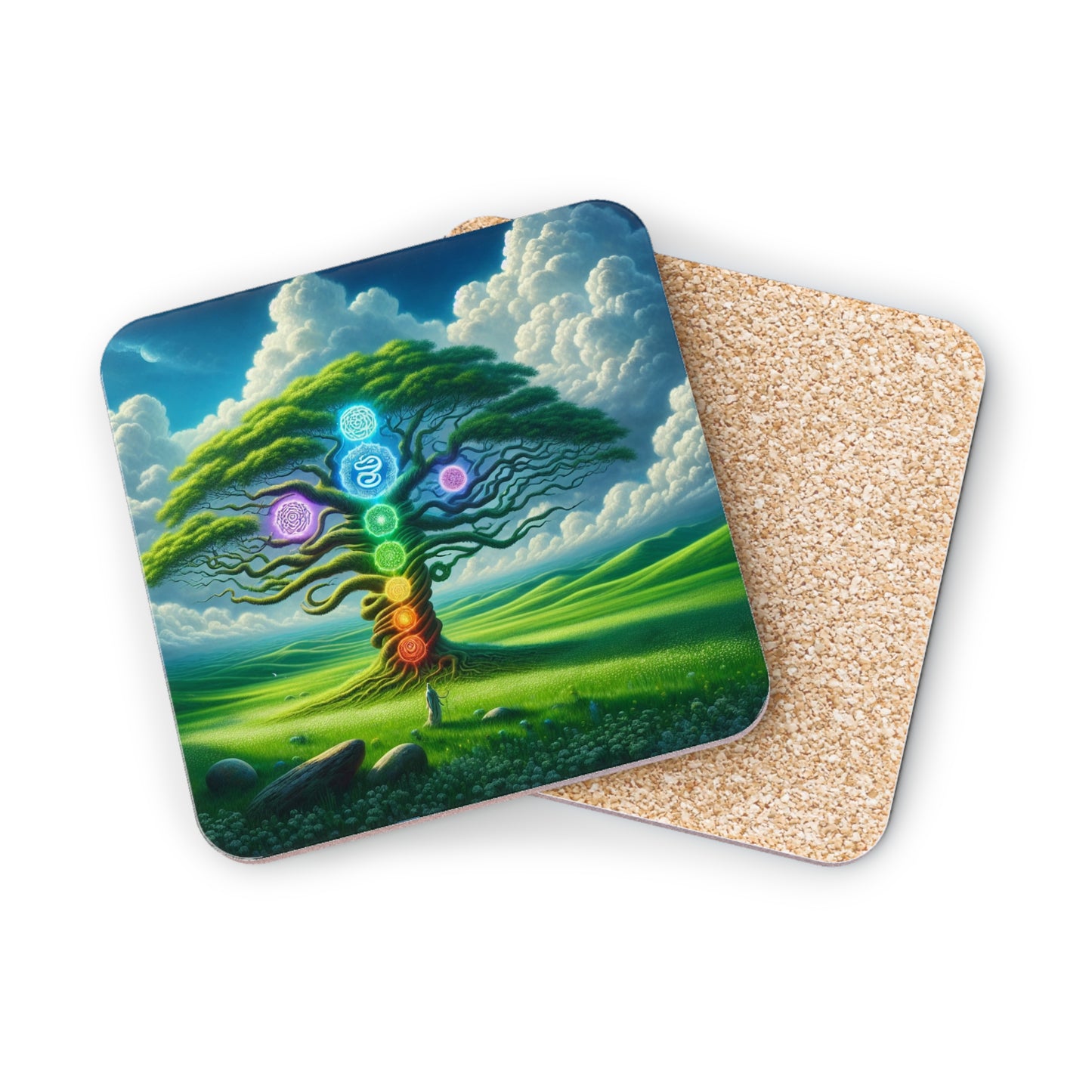 Coasters - Chakra Tree Design