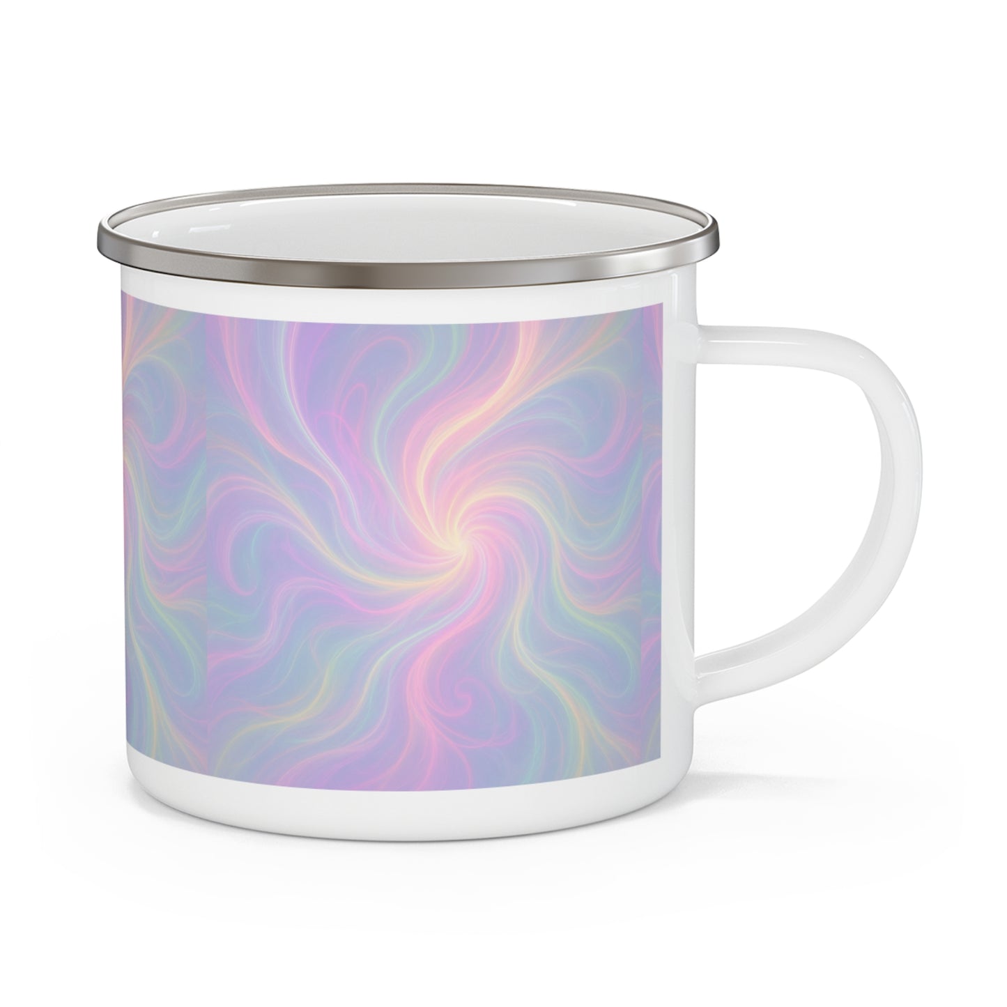 Camping Mug - Pastel Energy Waves