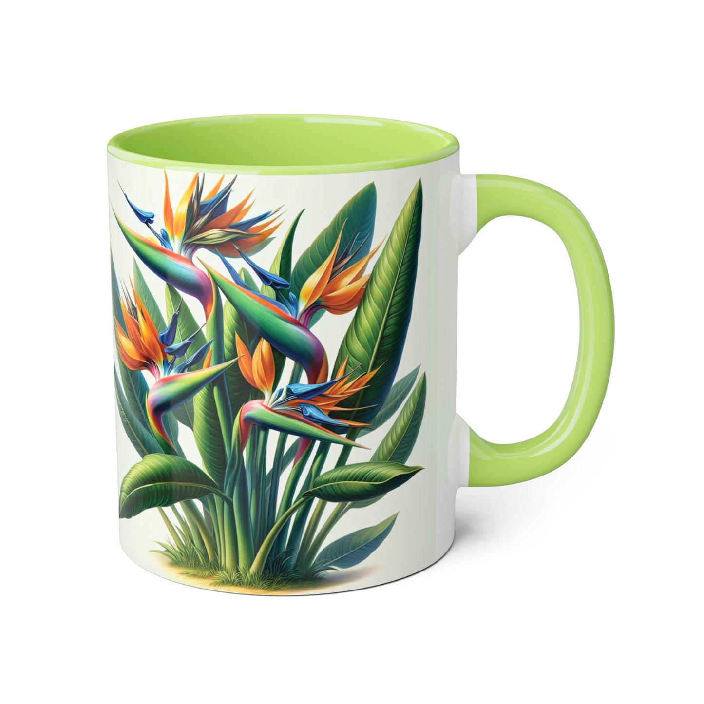 Bird of Paradise Plant Gift, Coffee Cup, Tea Mug, Botanical Kitchen Decor, Nature Lover, Housewarming Present, Tropical Vibes