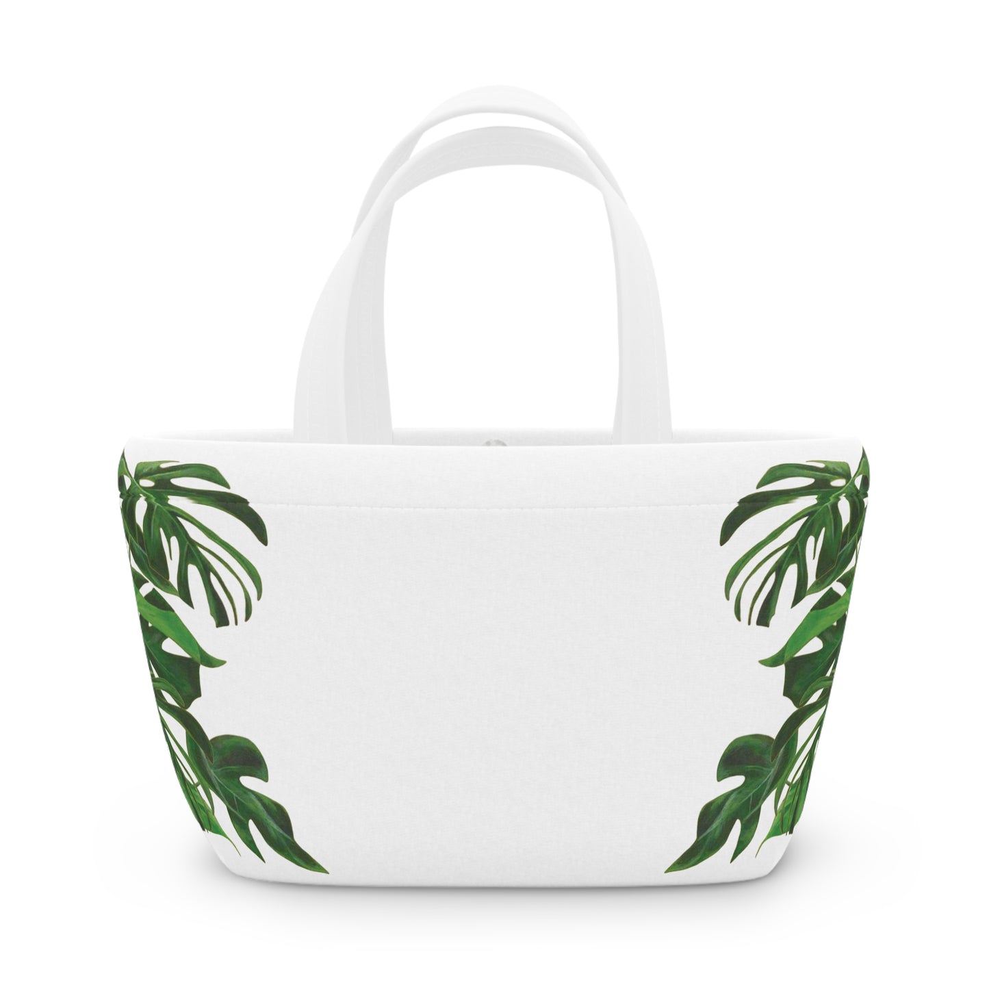Tropical Monstera Lunch Bag - Insulated Tote for Work, School, Picnics, Gifts, Summer Outings