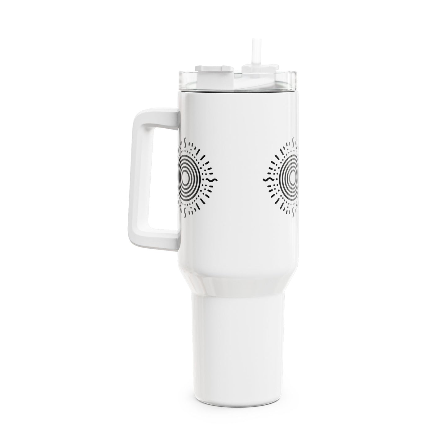 40oz Tumbler - Minimalist Sun Design
