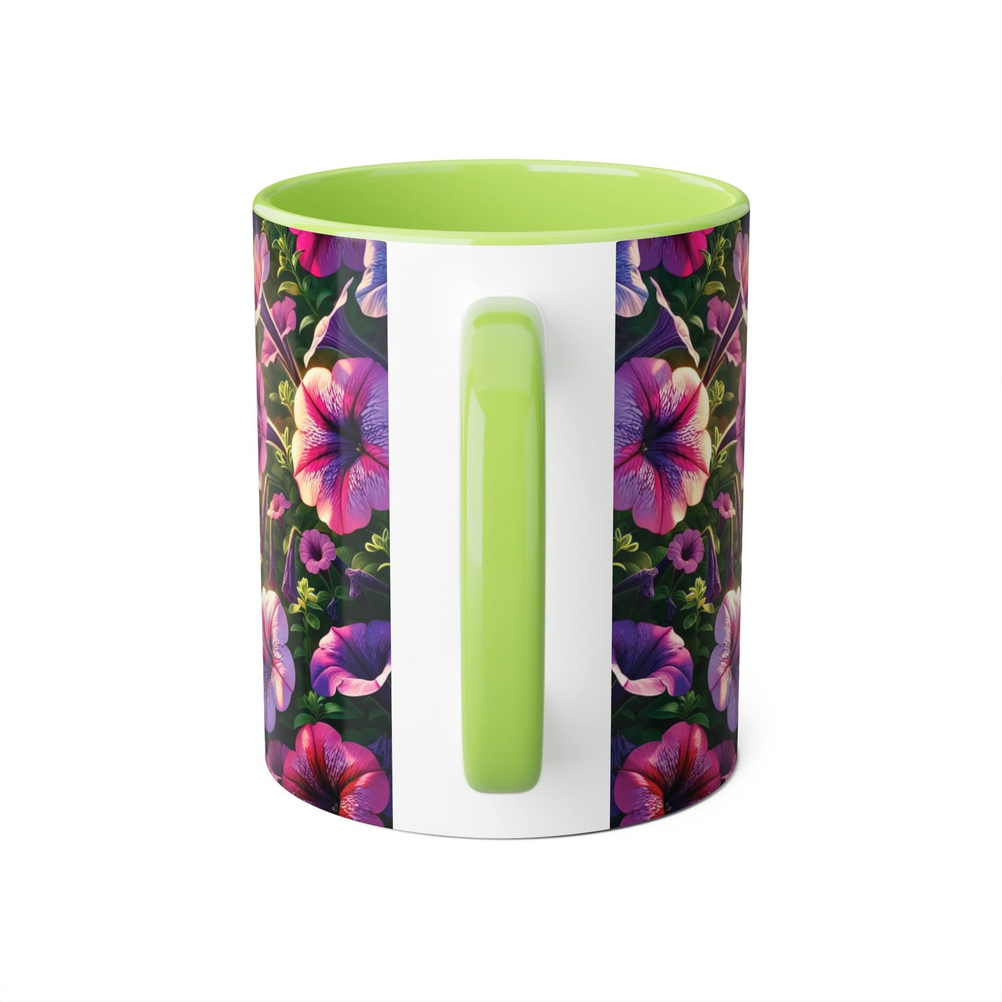 Colorful Floral Accent Mug - Perfect for Garden Lovers, Mother's Day, Birthdays, Coffee & Tea Enthusiasts, Unique Gift Idea