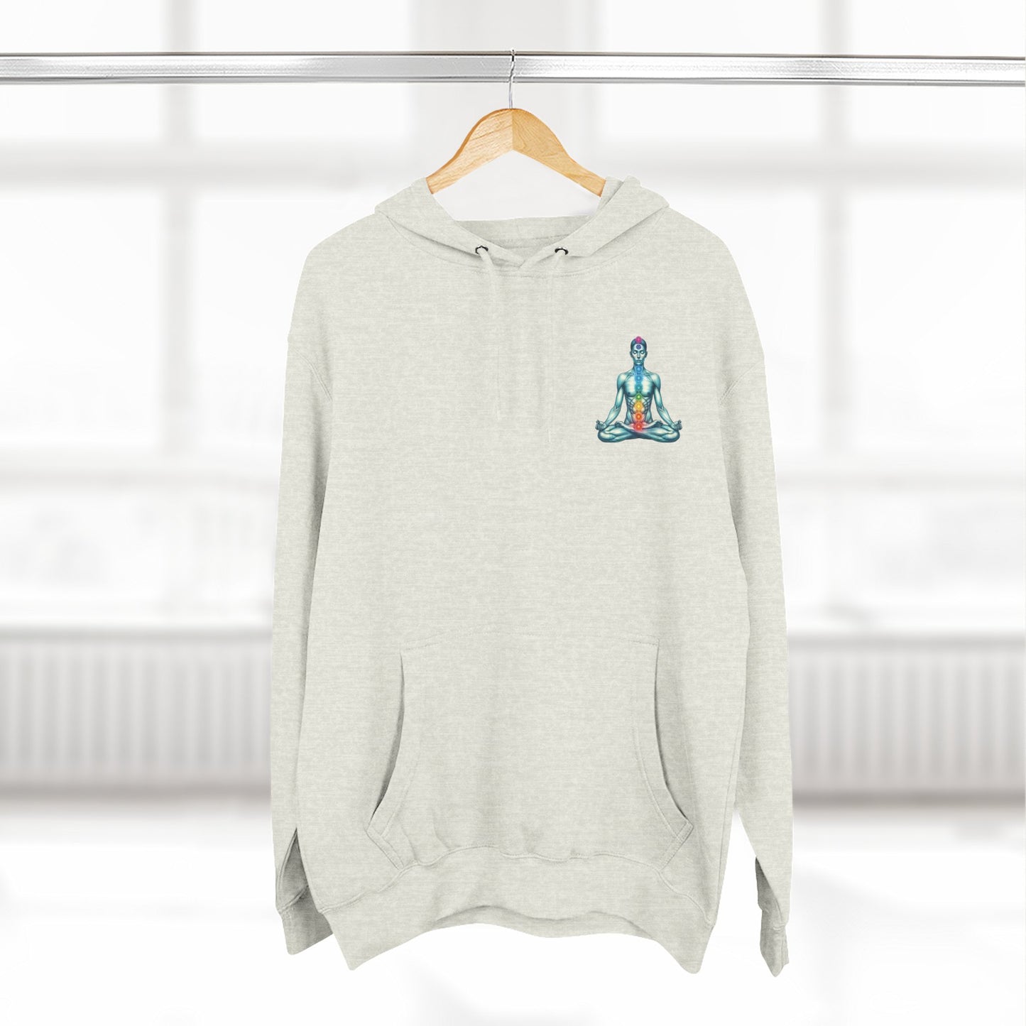 Fleece Hoodie - Chakra Meditation Design