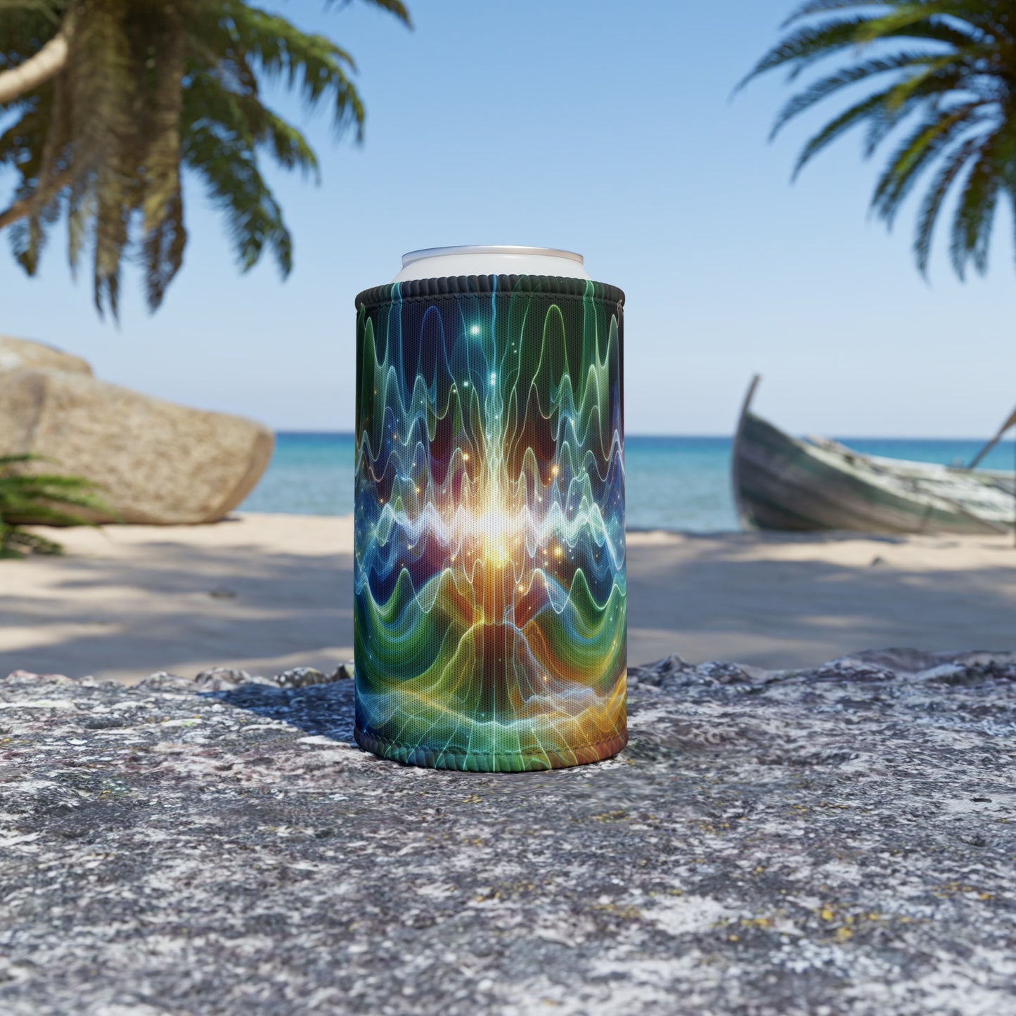 Stubby Cooler Healing Frequency Waves