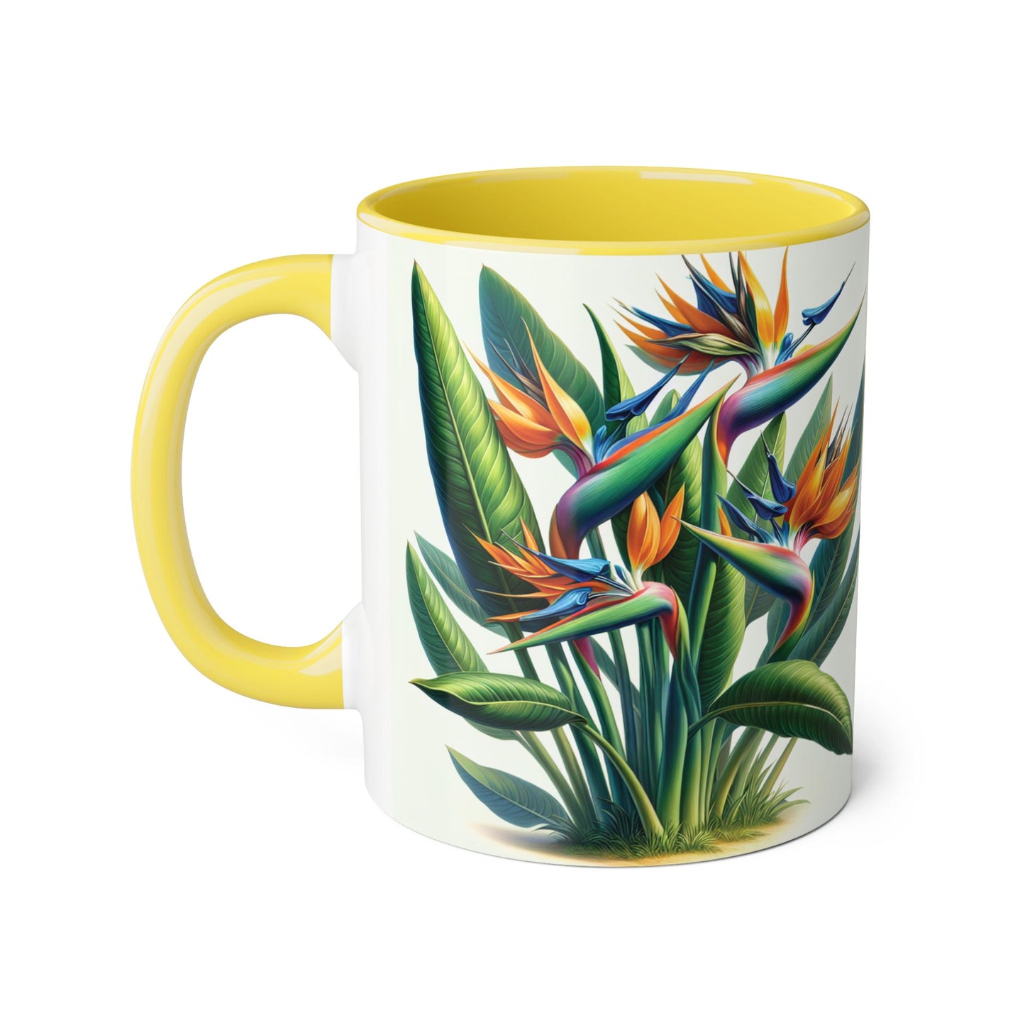 Bird of Paradise Plant Gift, Coffee Cup, Tea Mug, Botanical Kitchen Decor, Nature Lover, Housewarming Present, Tropical Vibes