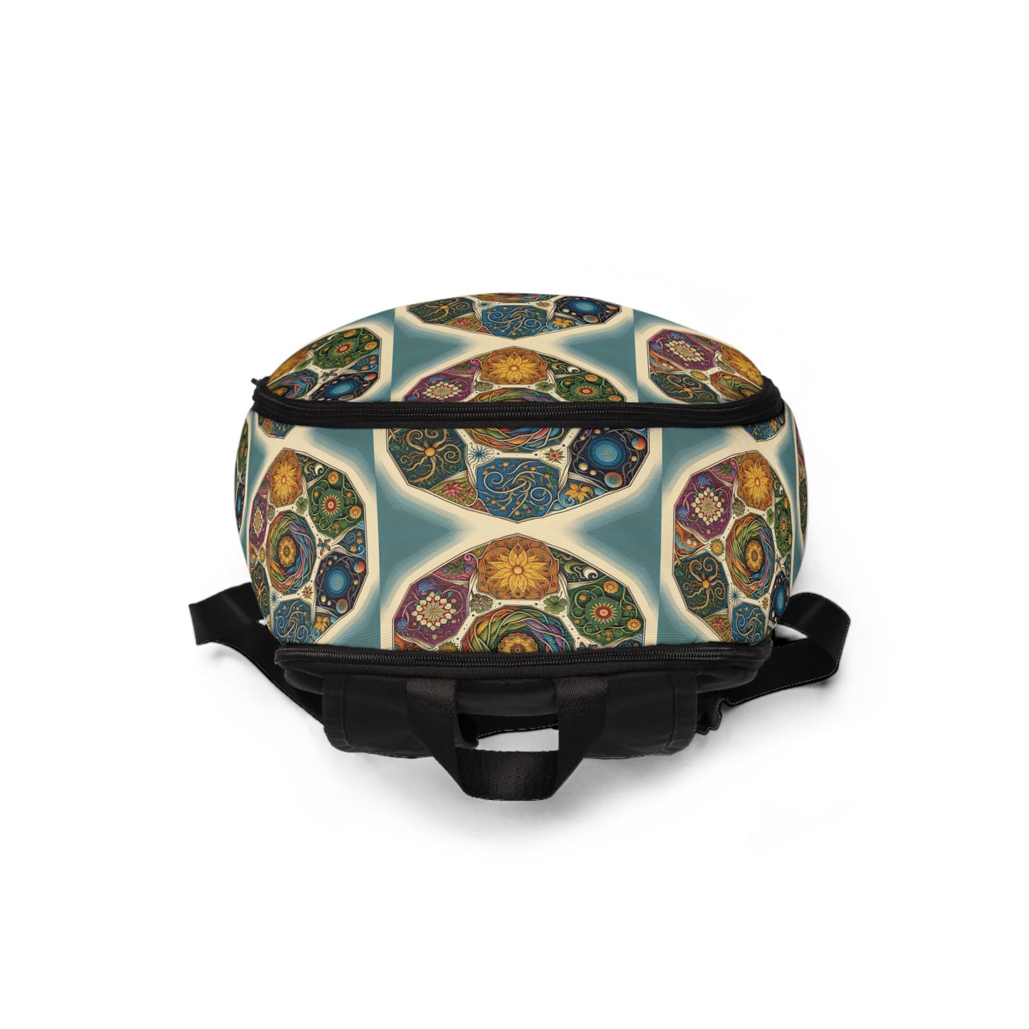 Spiritual Unisex Fabric Backpack - Chic & Versatile Travel Companion