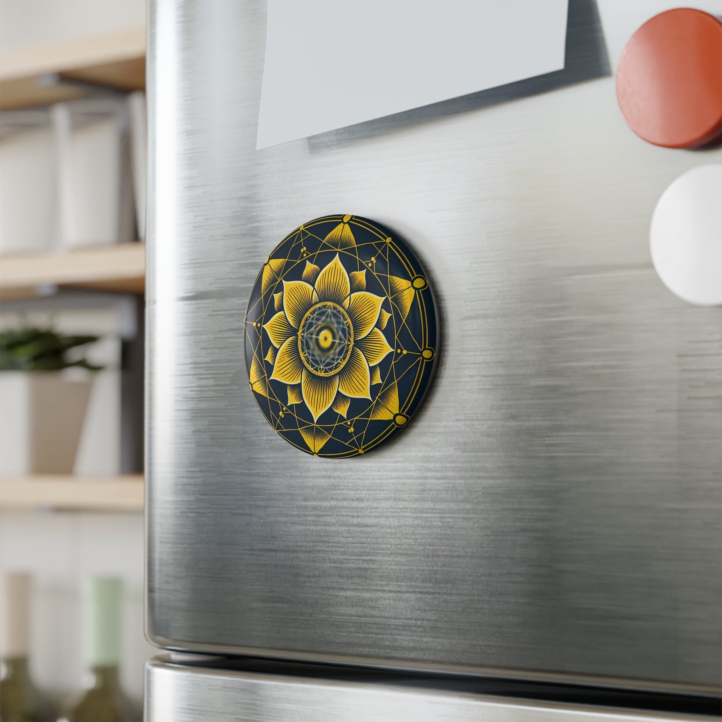 Button Magnet - Solar Plexus Chakra