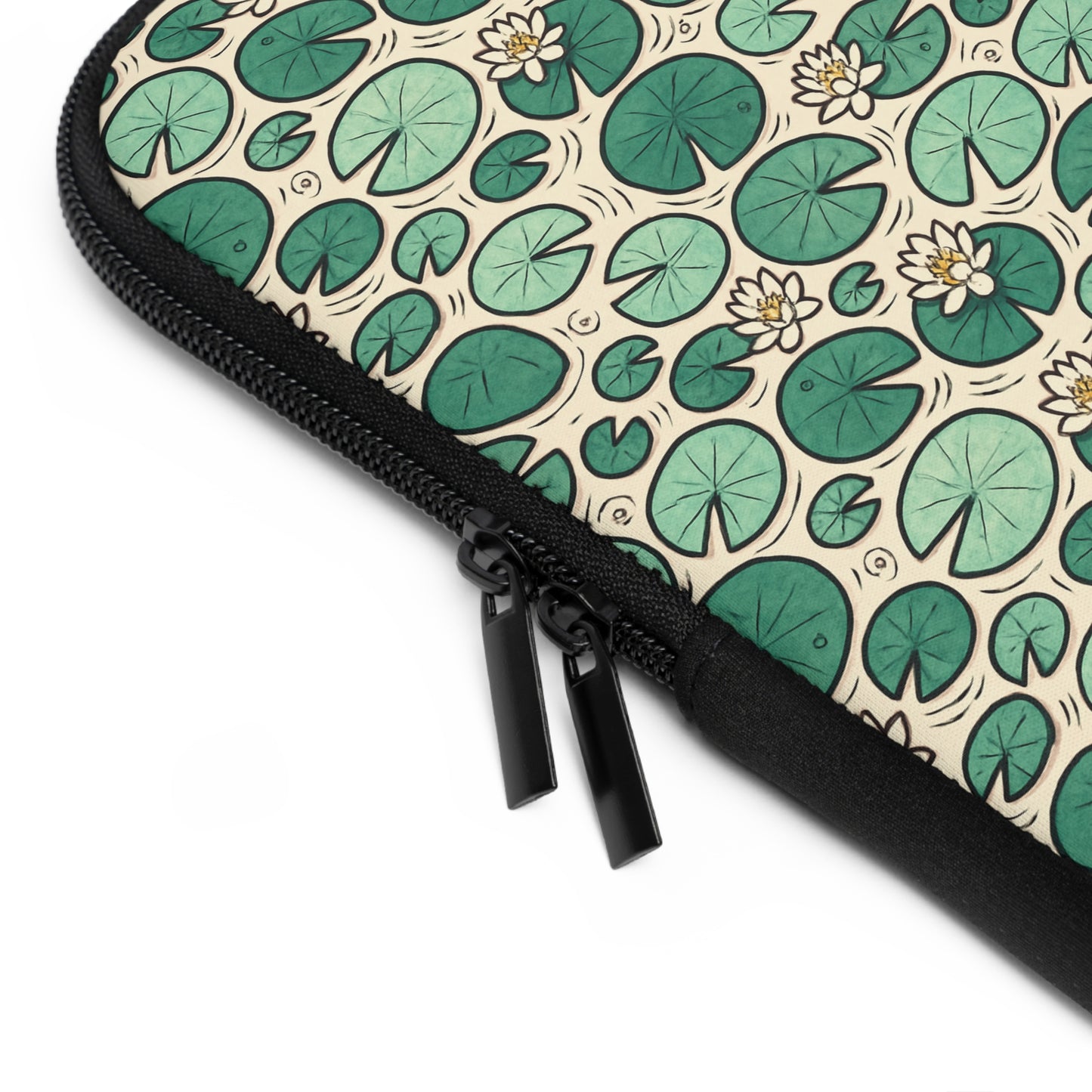 Laptop Sleeve: Lily Pad Design