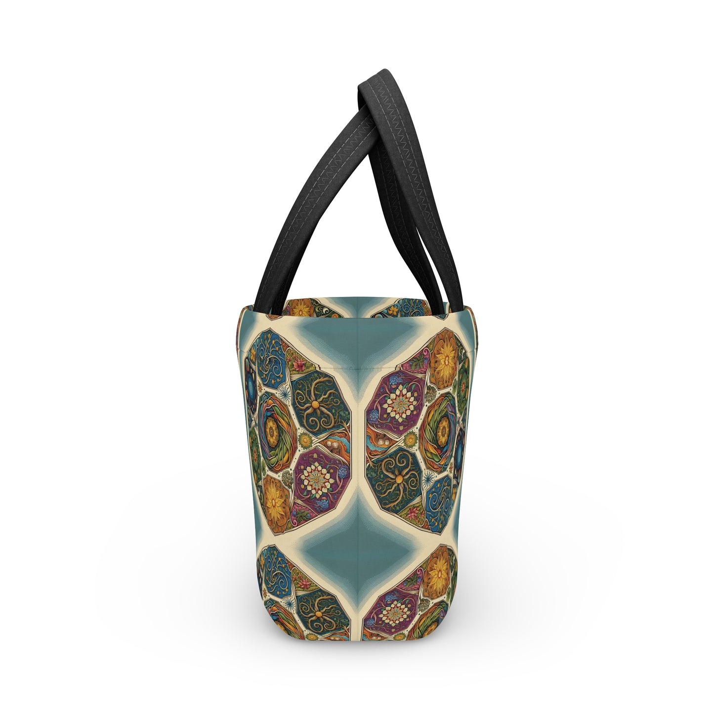 Floral Lunch Bag - Stylish Insulated Tote for Work & Picnics