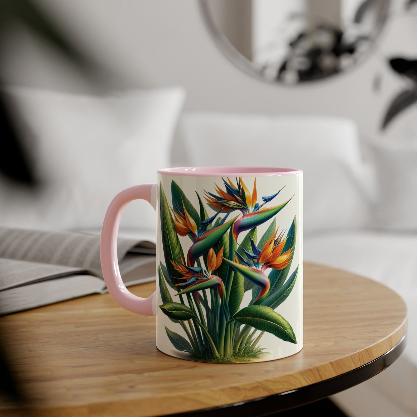 Bird of Paradise Plant Gift, Coffee Cup, Tea Mug, Botanical Kitchen Decor, Nature Lover, Housewarming Present, Tropical Vibes