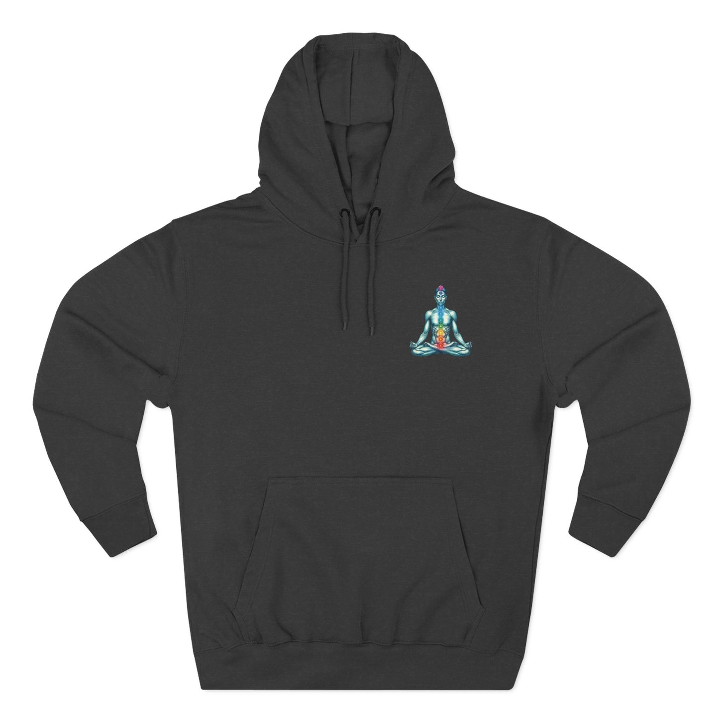 Fleece Hoodie - Chakra Meditation Design