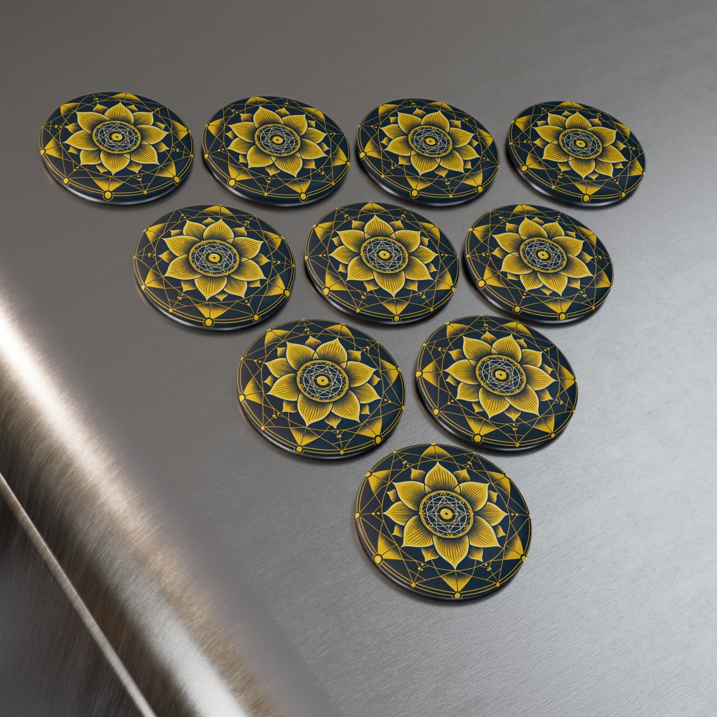 Button Magnet - Solar Plexus Chakra