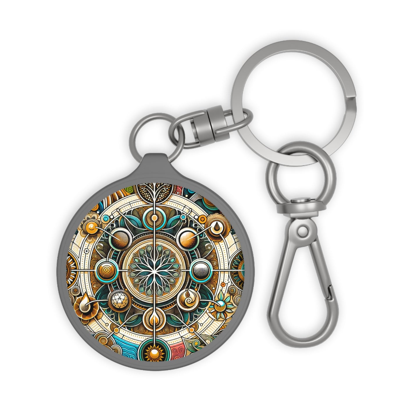 Keyring Tag - Symbol of Life Design