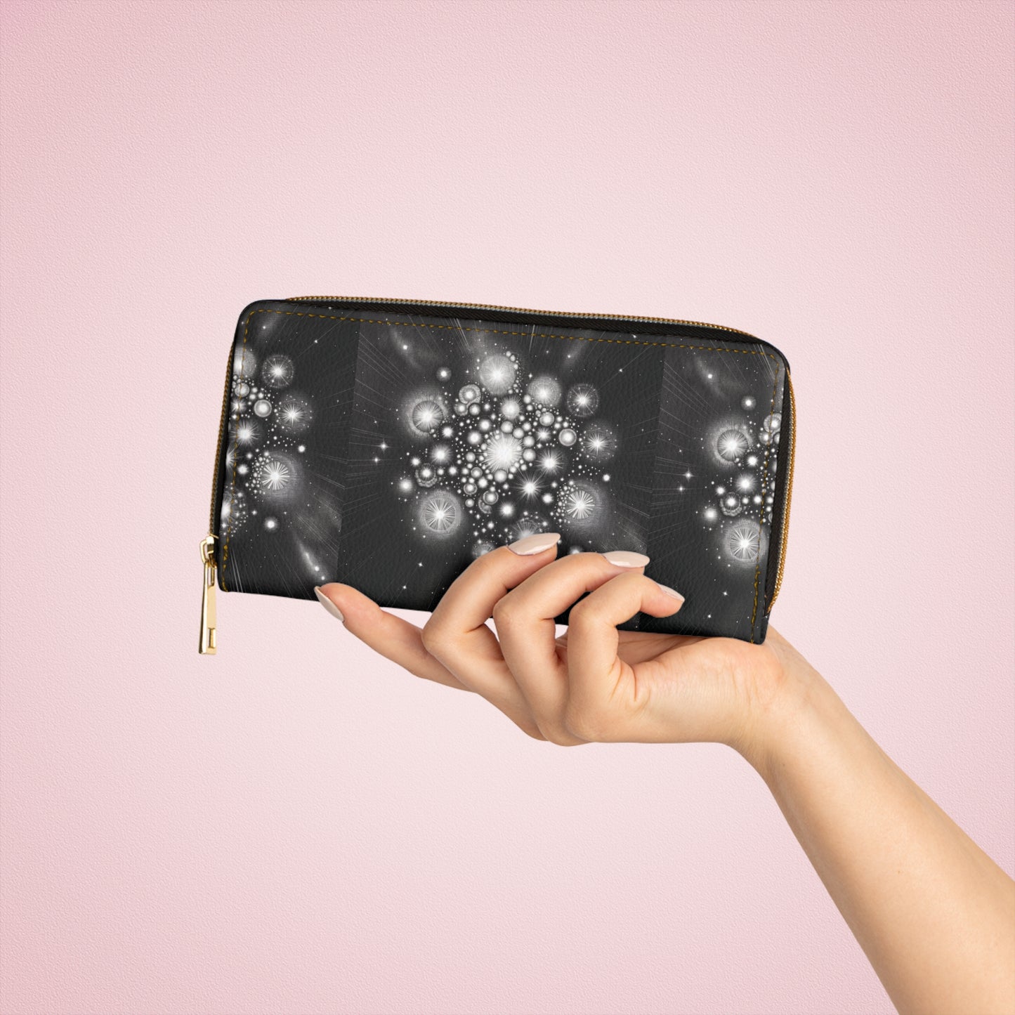 Zipper Wallet - Star Cluster Design