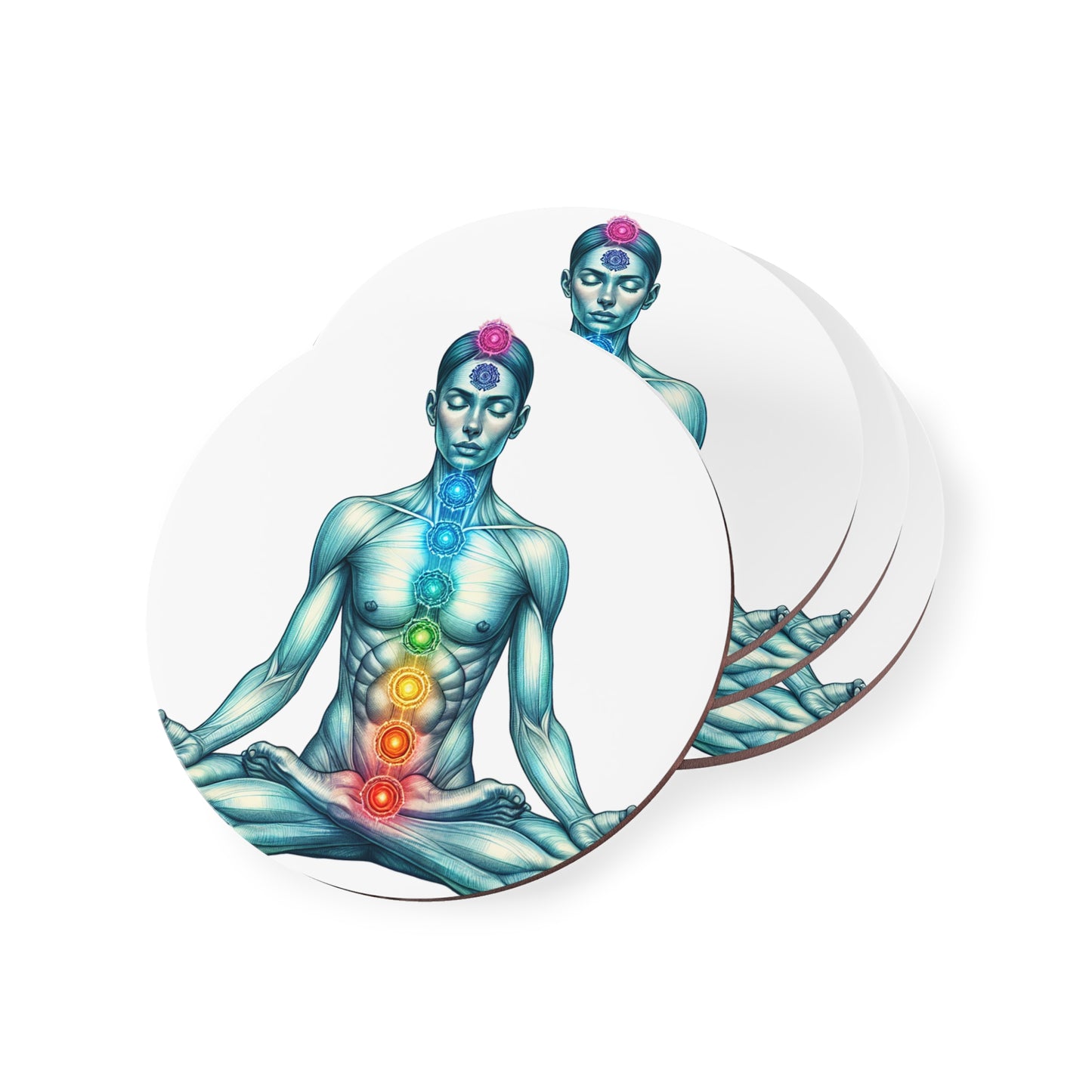 Coasters - Chakra Meditation Design