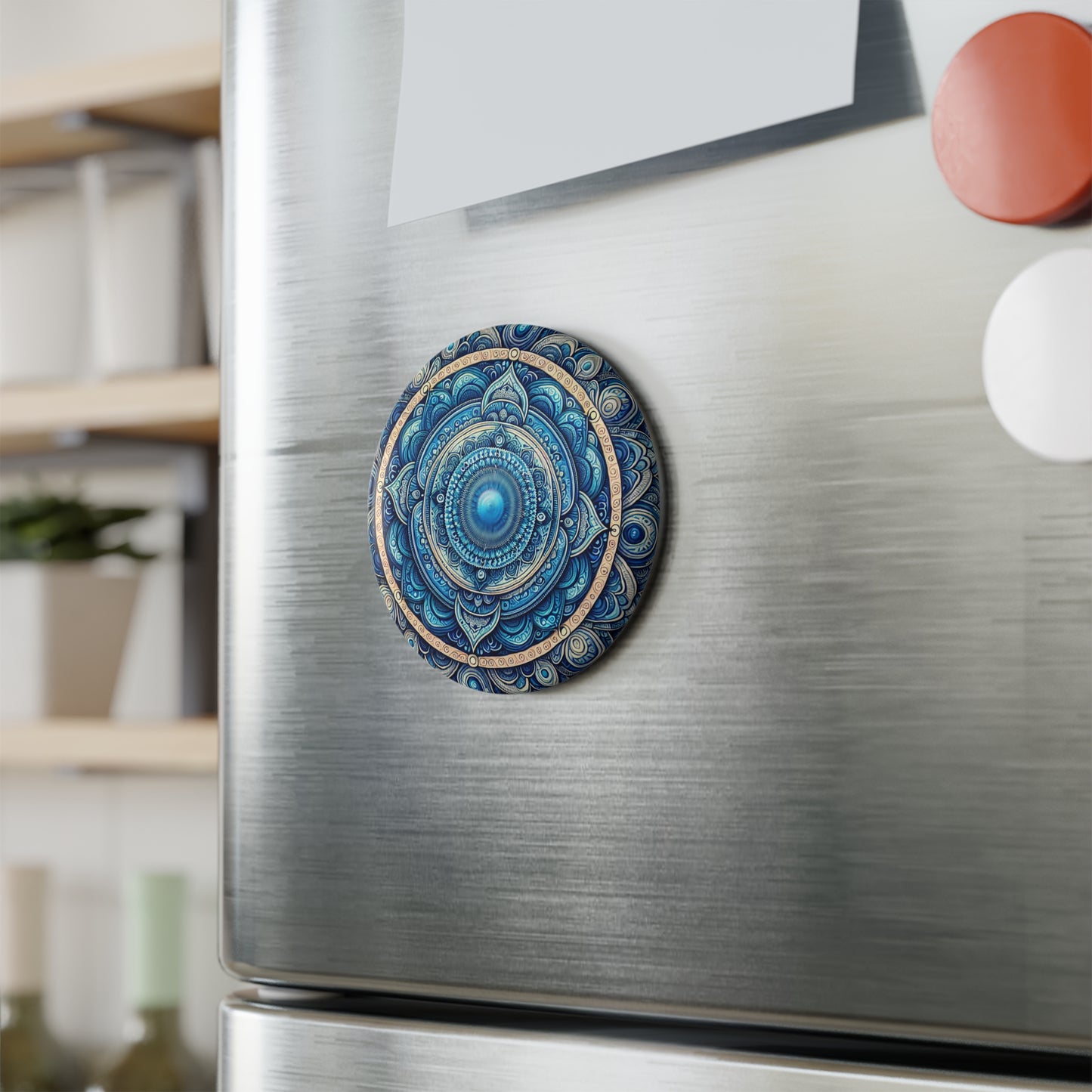 Button Magnet - Throat Chakra