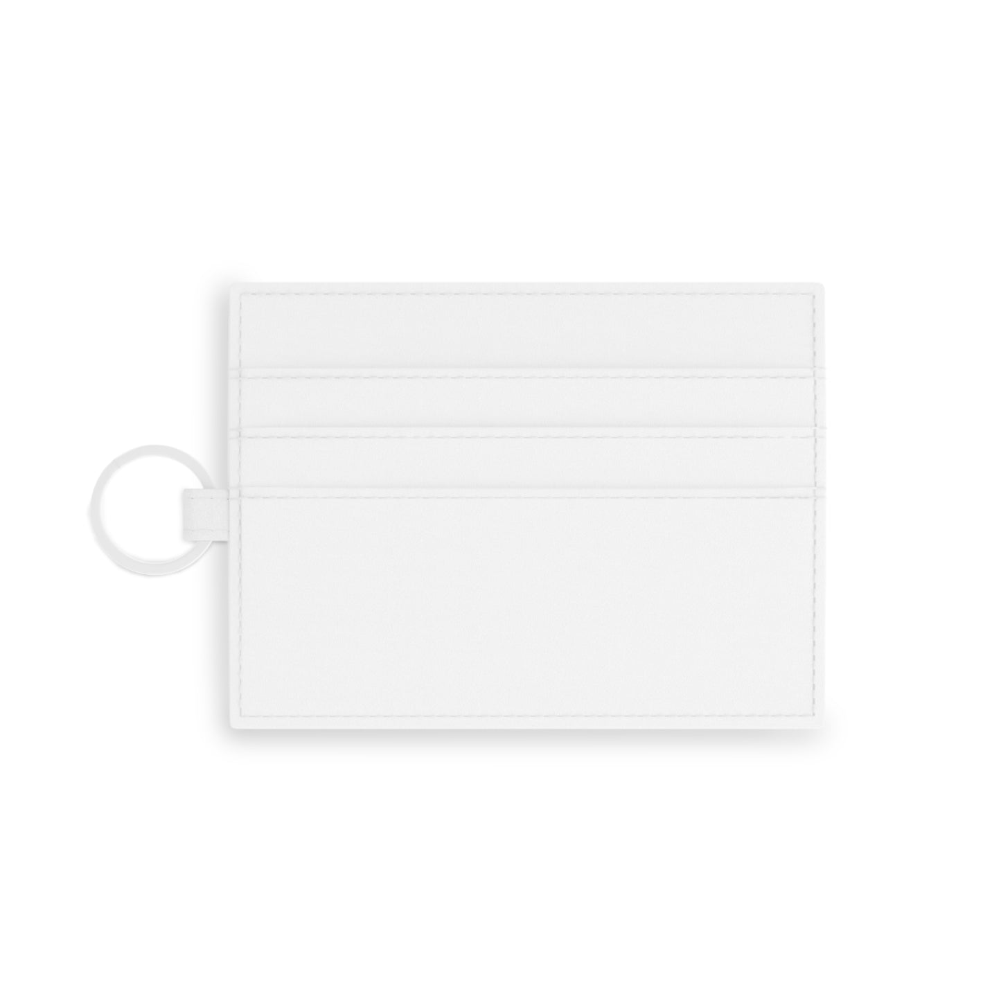 Faux Leather Card Holder: House Plant Design Wallet, Minimalist Business Card Case, Botanical Credit Card Organizer, Slim Wallet