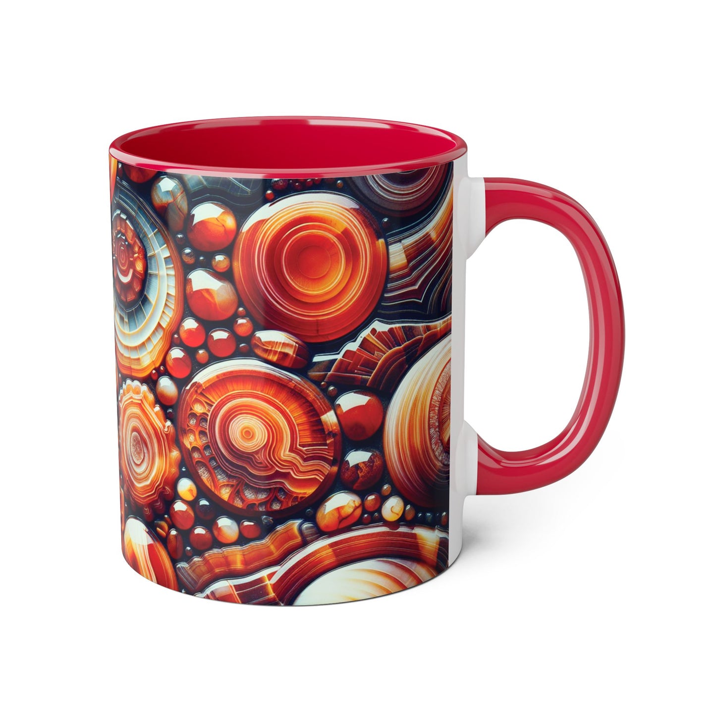 Mug - Carnelian Design Accent Mug, 11oz