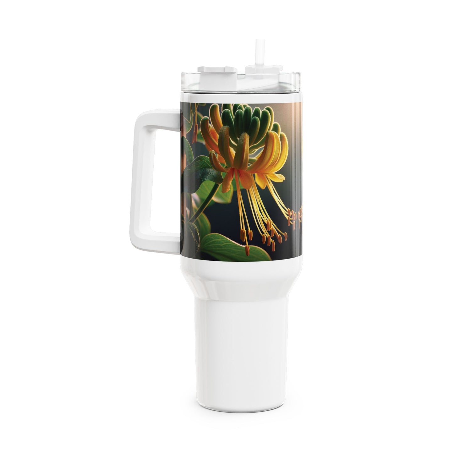 40oz Tumbler - Honeysuckle Design