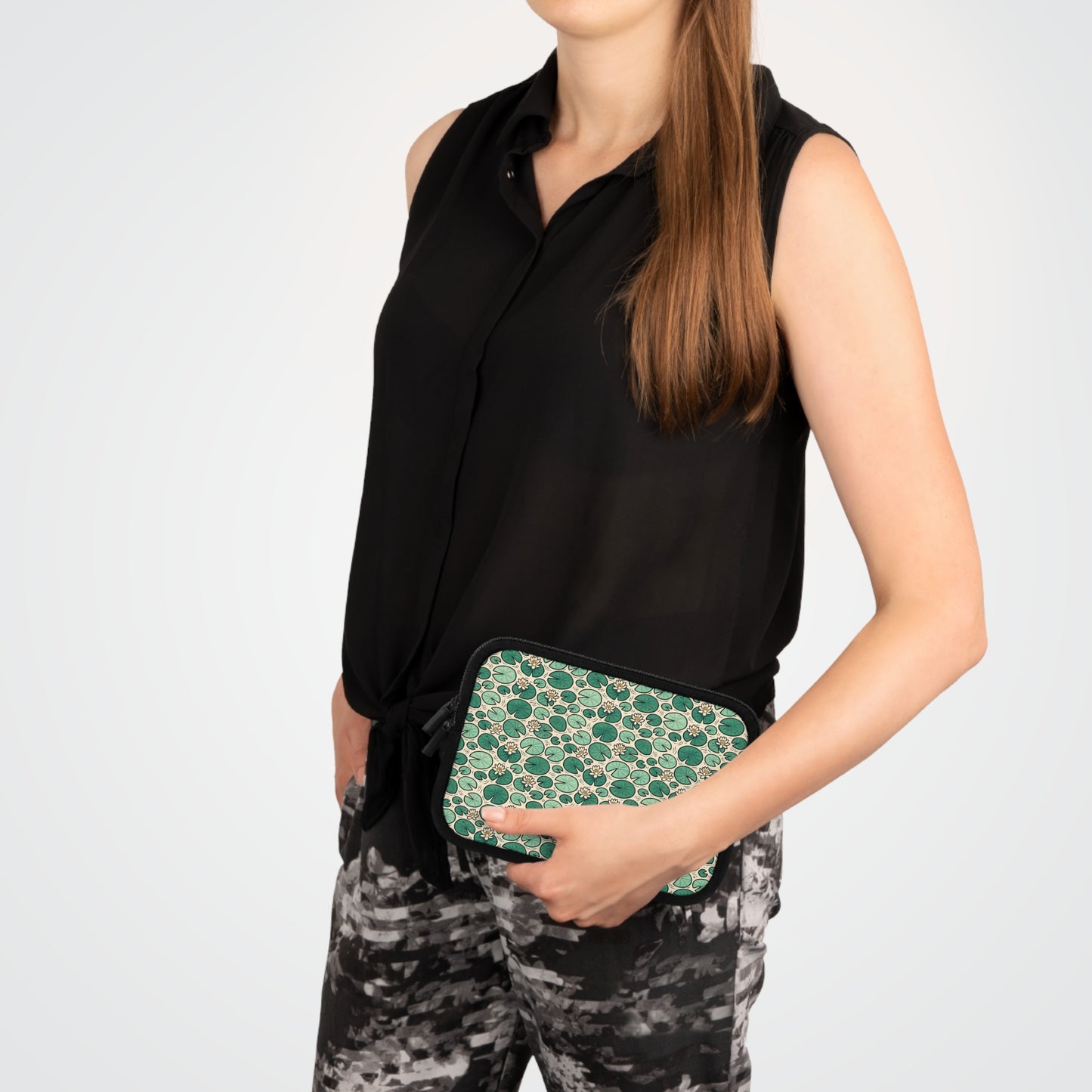 Laptop Sleeve: Lily Pad Design