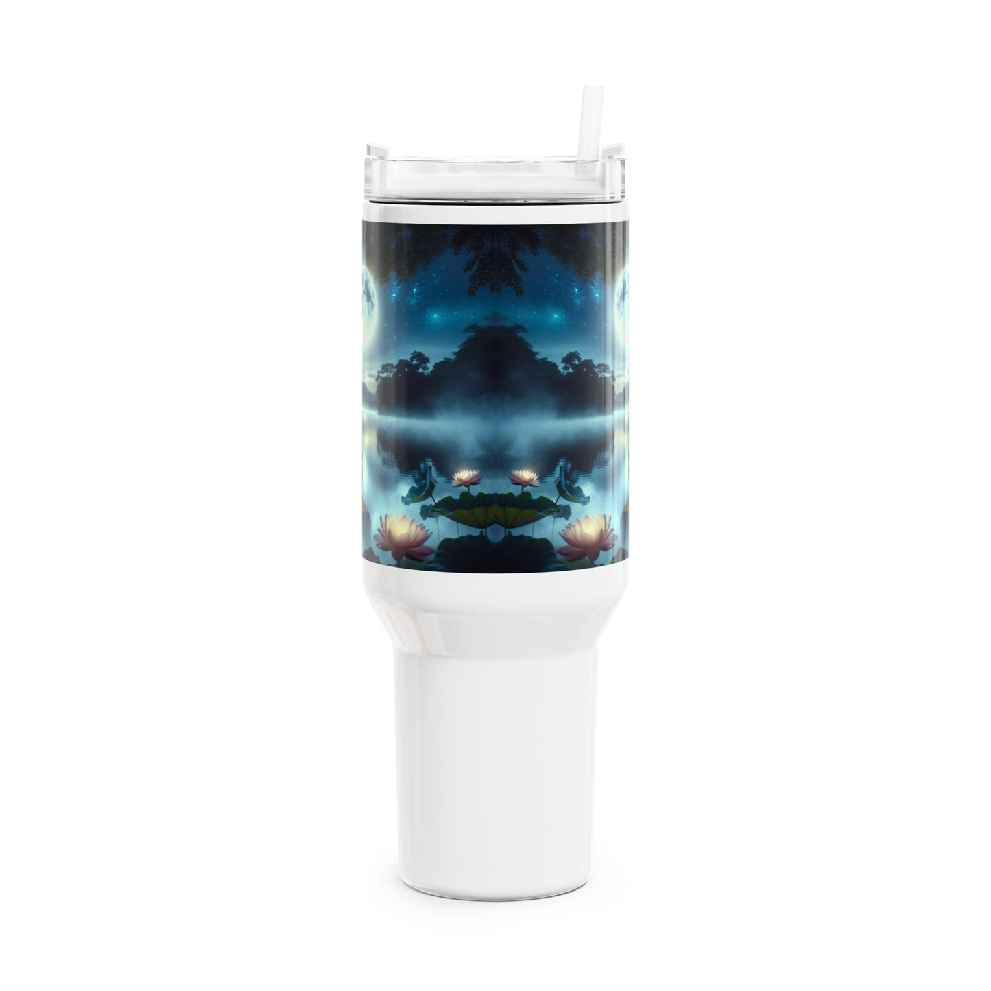 40oz Tumbler - Serene Moonlight Relaxation Drinkware