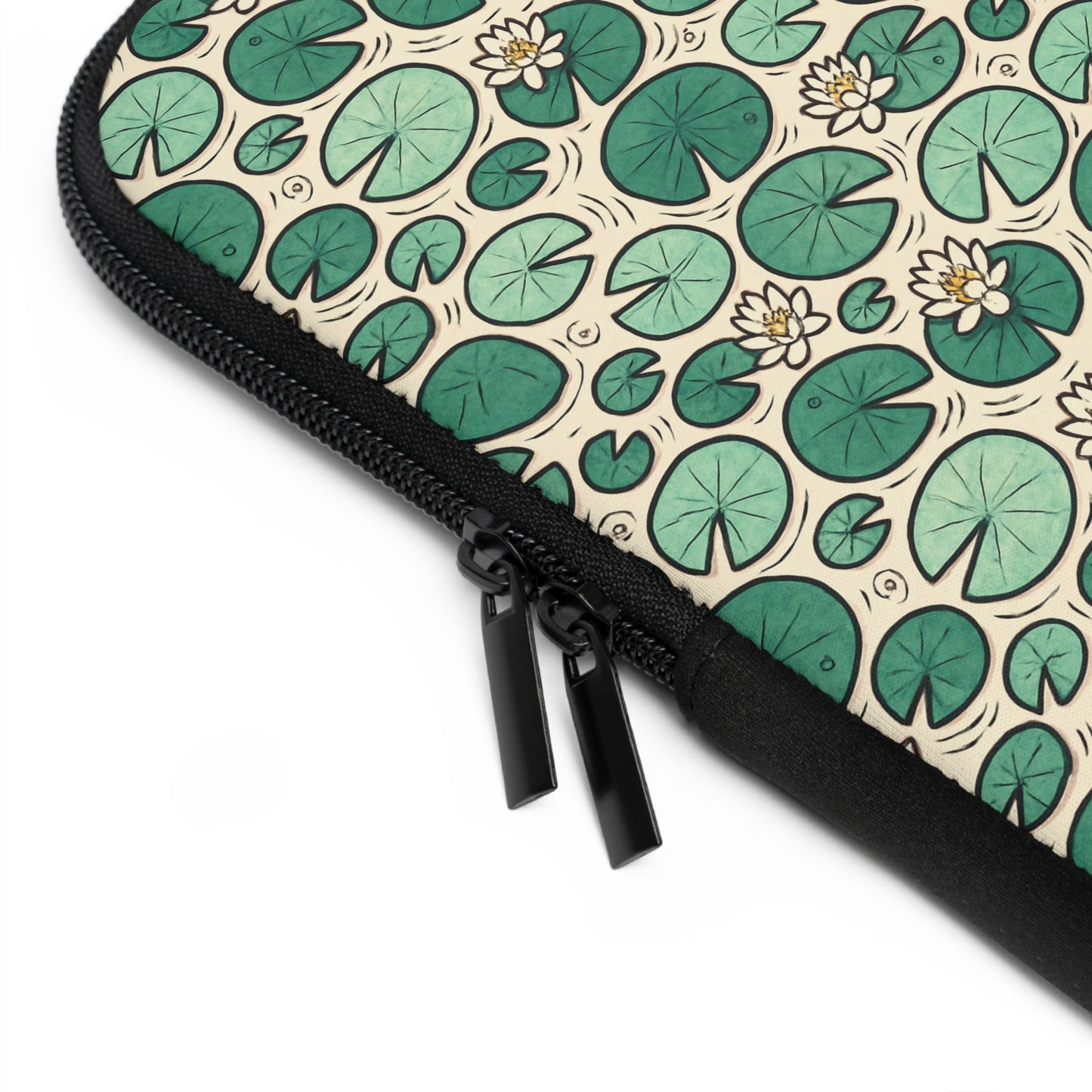 Laptop Sleeve: Lily Pad Design