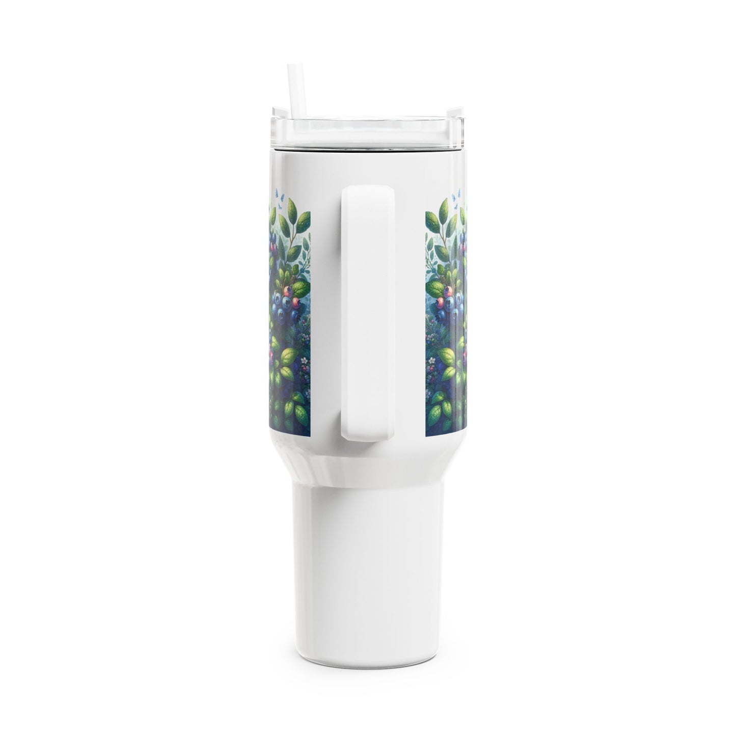 40oz Tumbler - Blueberries Design