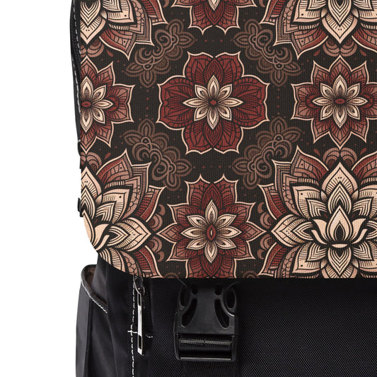 Root Chakra Design Shoulder Backpack