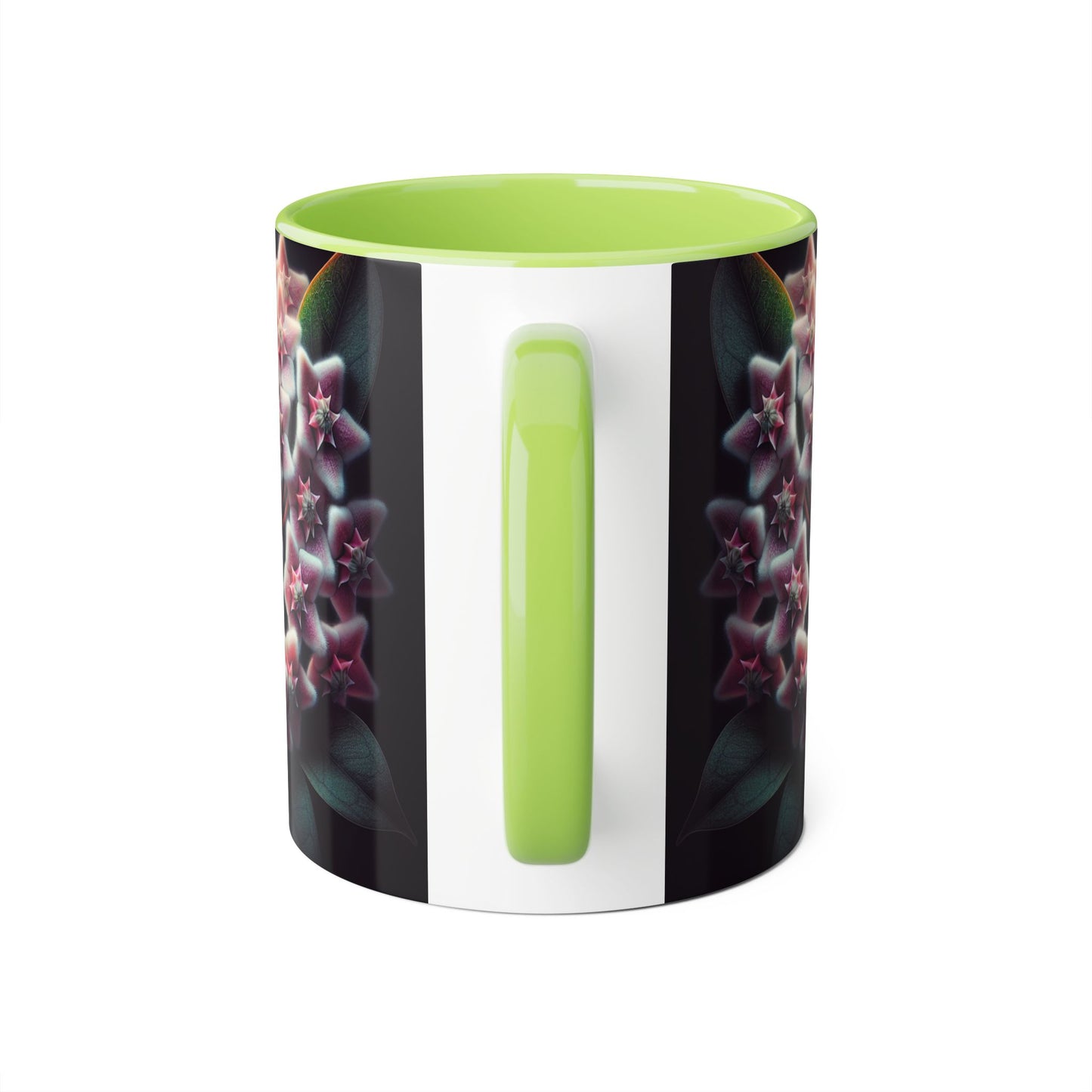 Hoya Bloom Accent Mug, Botanical Coffee Cup, Floral Tea Mug, Plant Lover Gift, Gardening Mug, Nature Inspired Mug