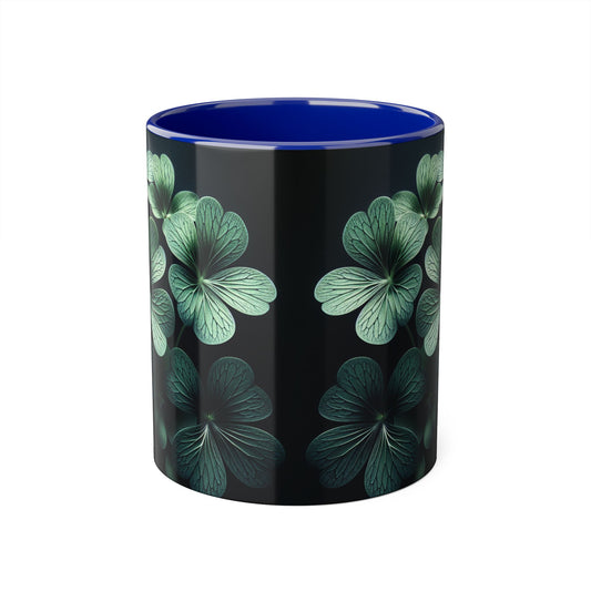 Oxalis Accent Mug, Floral Coffee Cup, Botanical Tea Mug, Nature Lover Gift, Plant Lady Mug, Unique Garden Drinkware