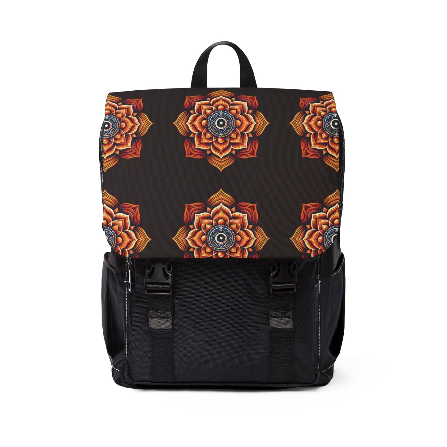Sacral Chakra Design Shoulder Backpack