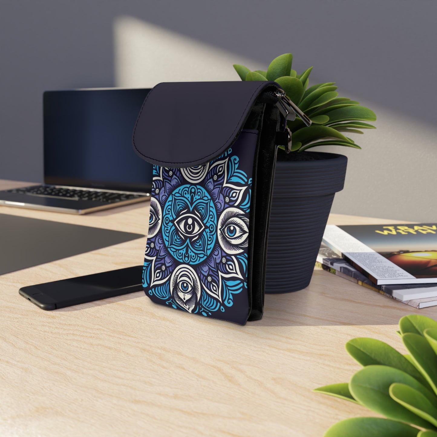 Phone Wallet - Third Eye Chakra Design