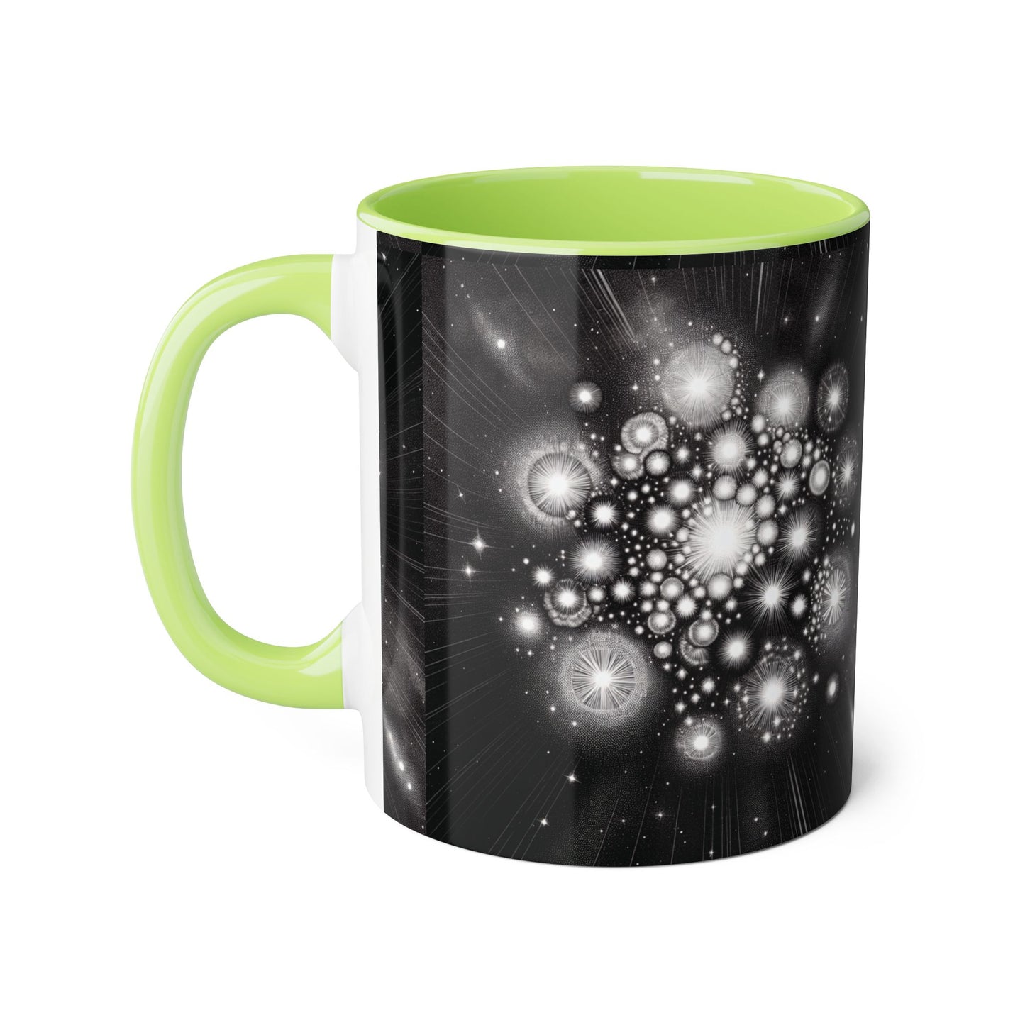 Star Cluster Accent Mug, Celestial Coffee Cup, Galaxy Tea Mug, Space Lover Gift, Astronomy Kitchen Decor, Unique Cosmic Drinkware