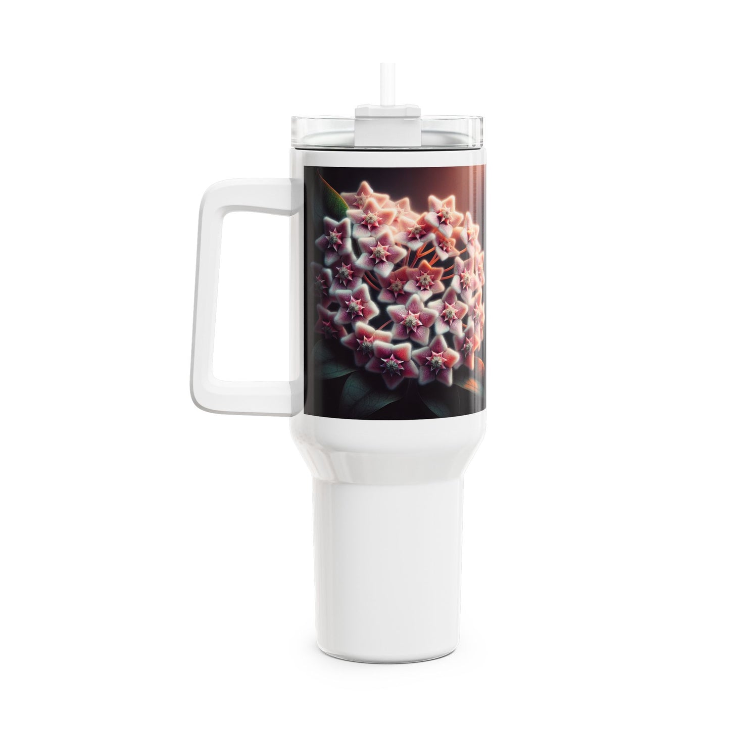 40oz Tumbler - Hoya Blooms Design