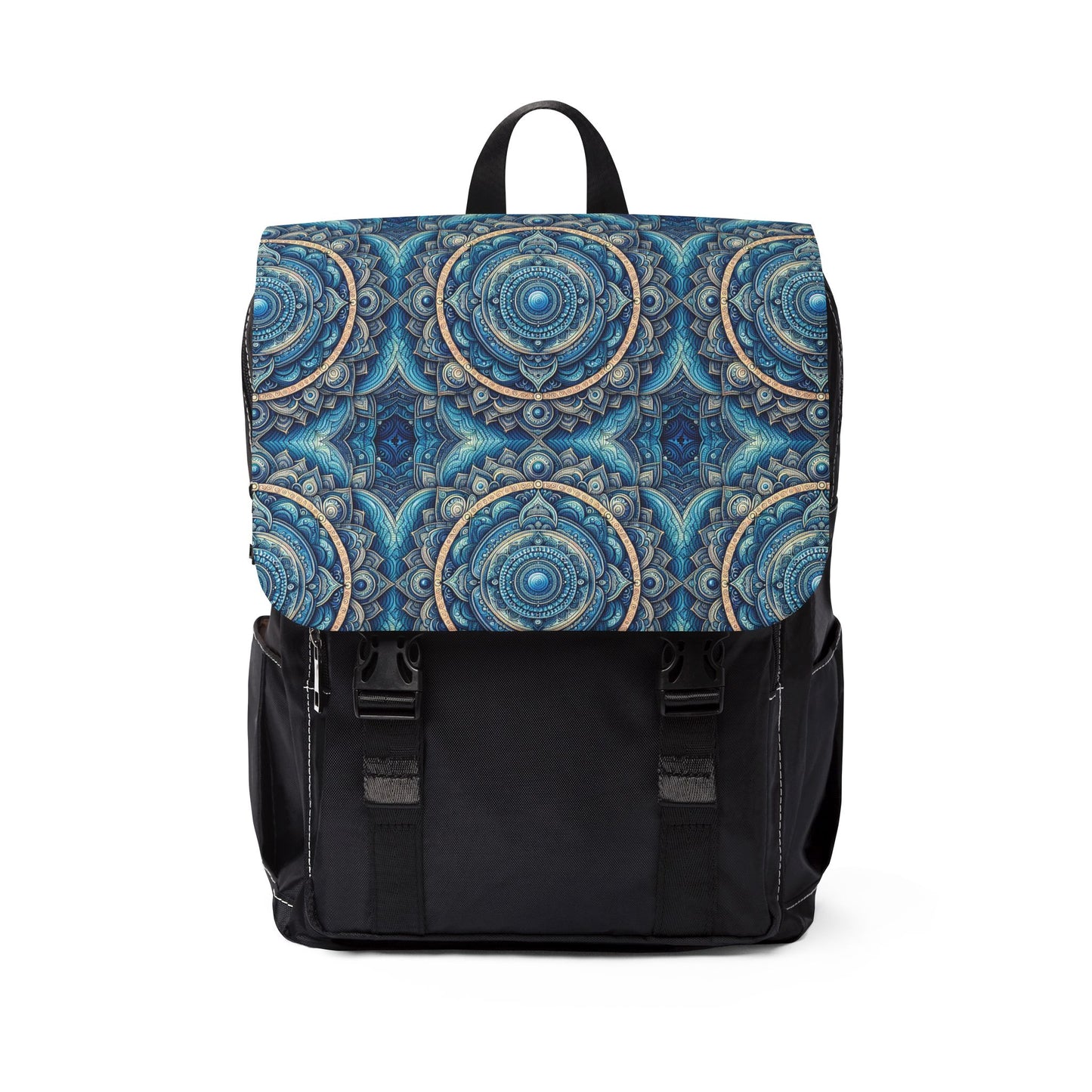 Throat Chakra Design Shoulder Backpack