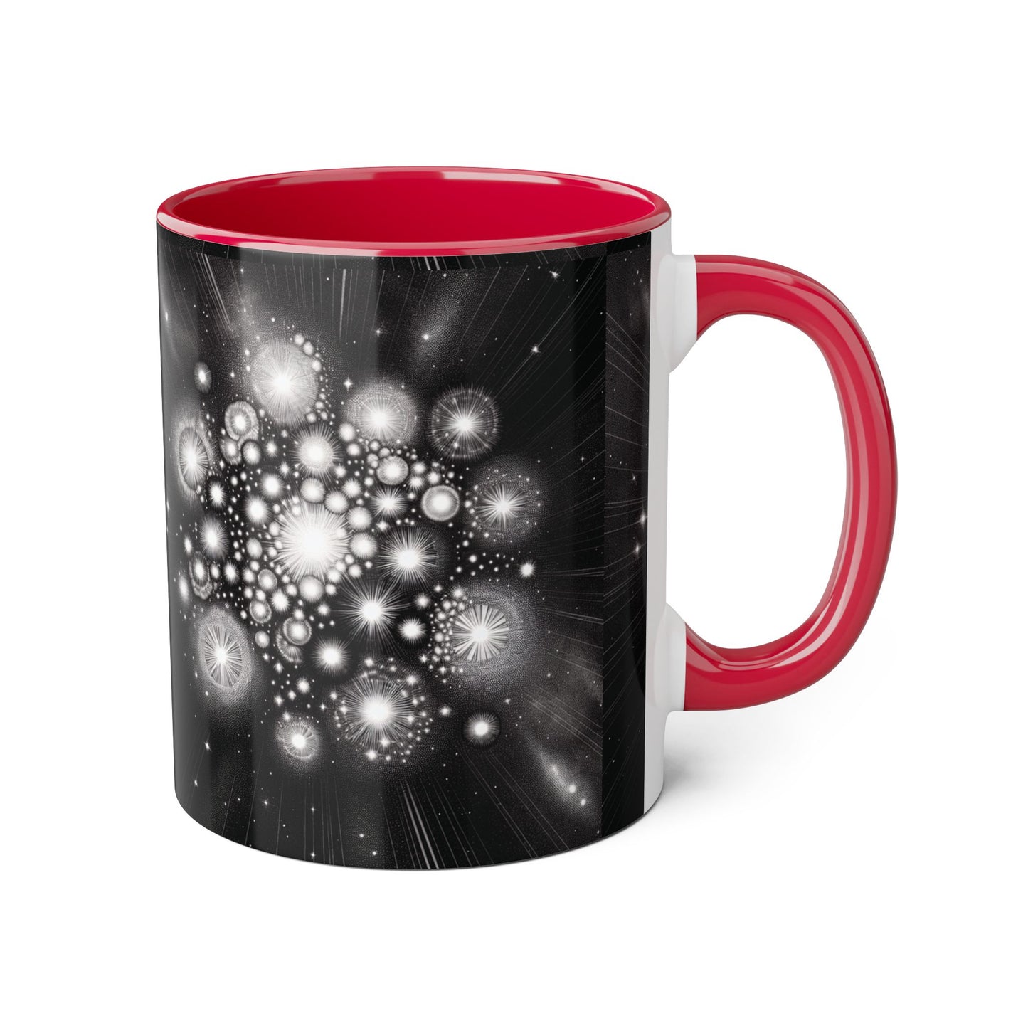 Star Cluster Accent Mug, Celestial Coffee Cup, Galaxy Tea Mug, Space Lover Gift, Astronomy Kitchen Decor, Unique Cosmic Drinkware