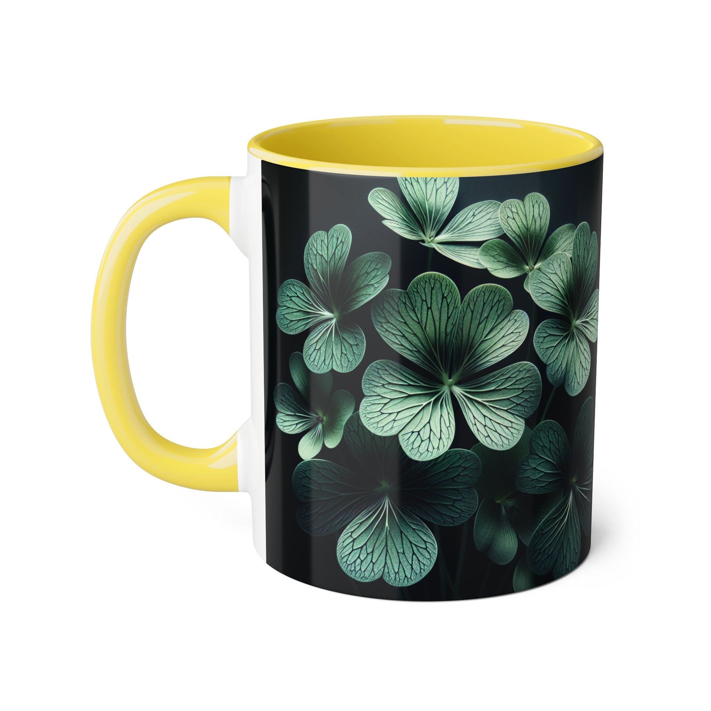 Oxalis Accent Mug, Floral Coffee Cup, Botanical Tea Mug, Nature Lover Gift, Plant Lady Mug, Unique Garden Drinkware