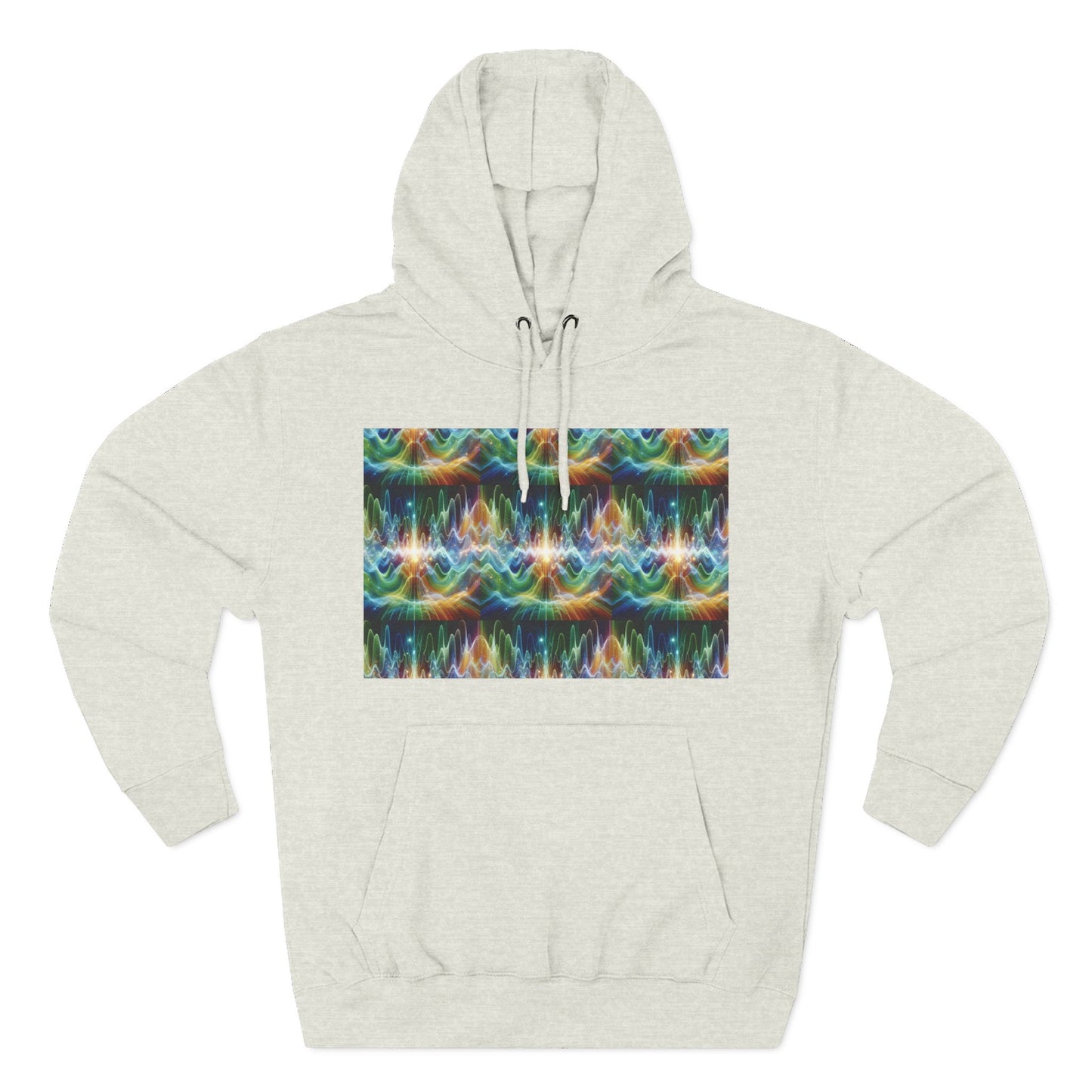 Fleece Hoodie - Frequency Waves Design