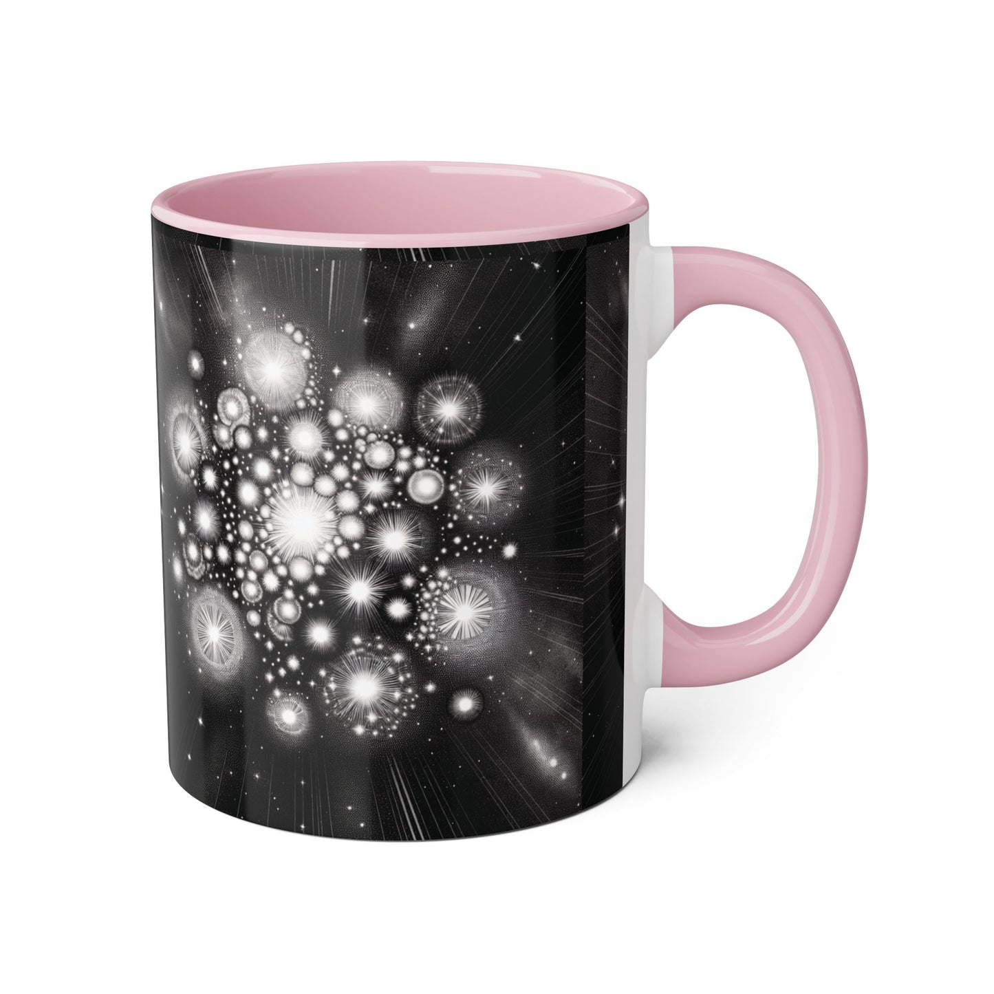 Star Cluster Accent Mug, Celestial Coffee Cup, Galaxy Tea Mug, Space Lover Gift, Astronomy Kitchen Decor, Unique Cosmic Drinkware