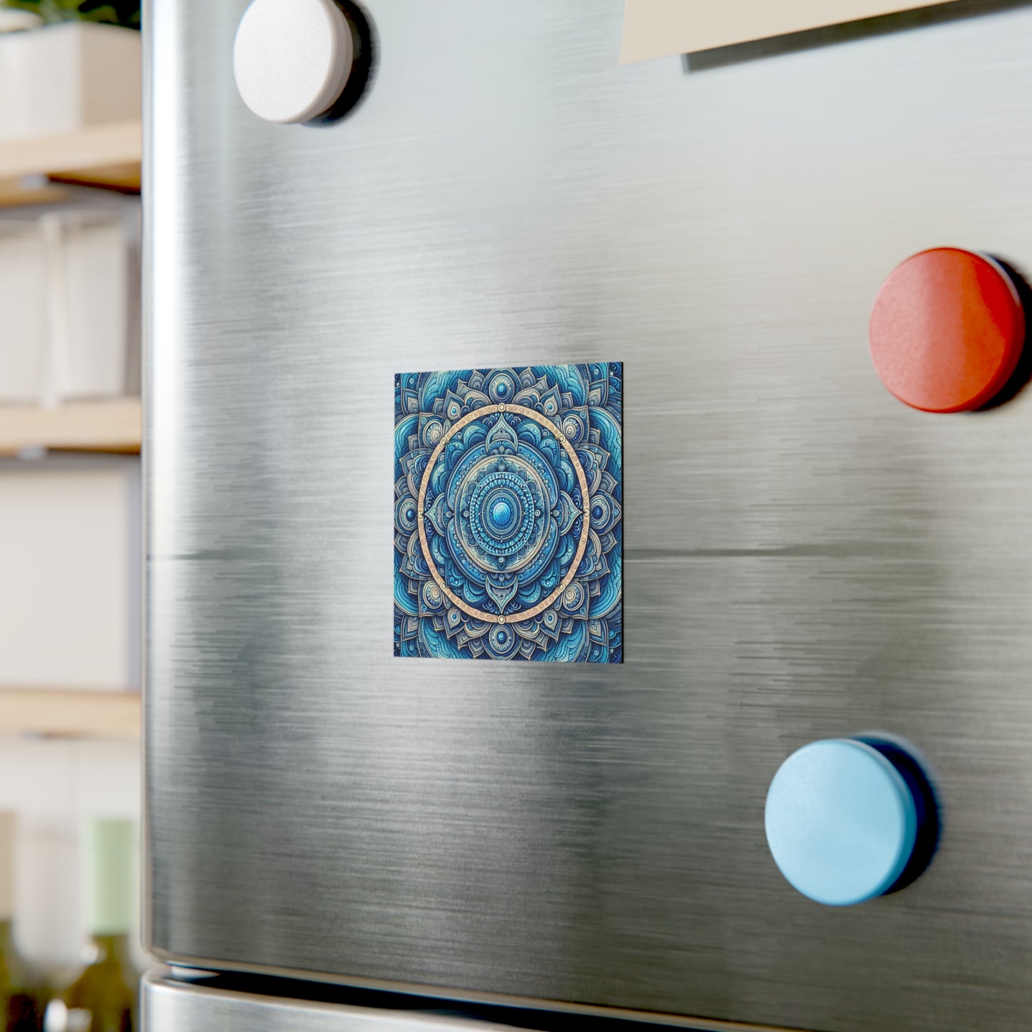 Square Magnet - Throat Chakra