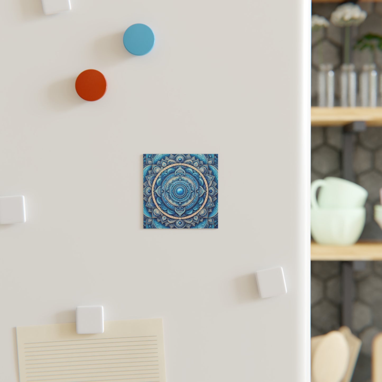 Square Magnet - Throat Chakra