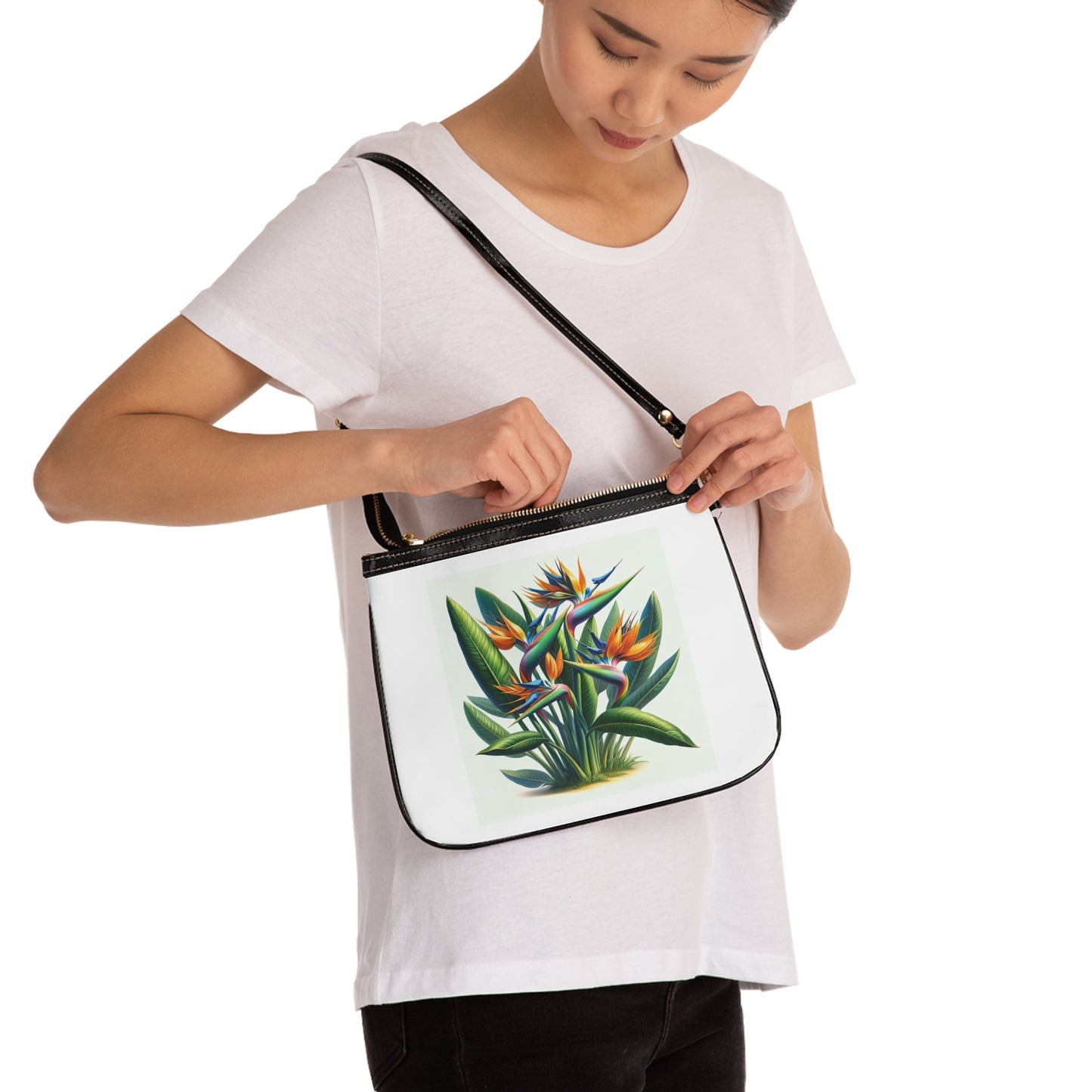 Bird of Paradise Plant Small Shoulder Bag