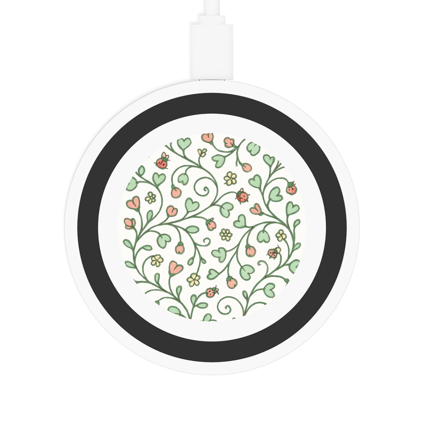 Wireless Charging Pad: Charming Flower Design
