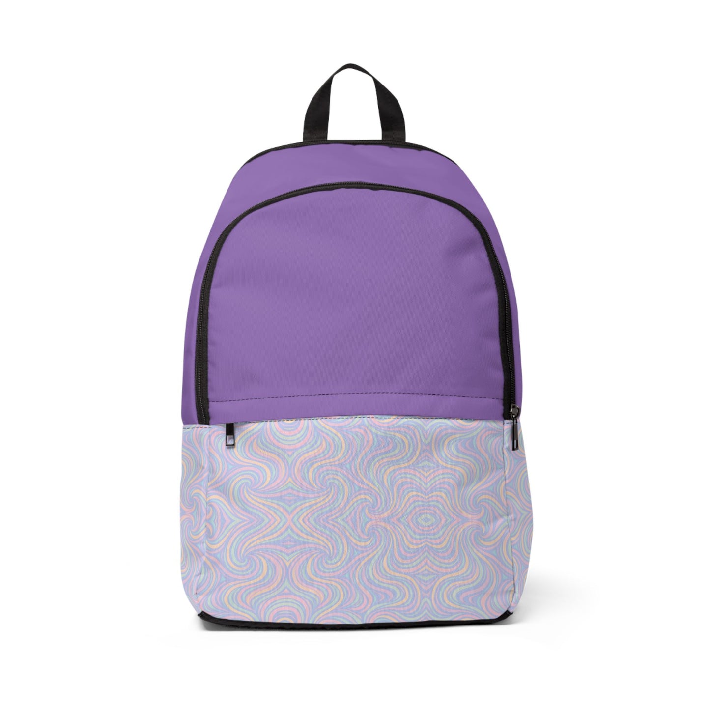 Fabric Backpack - Pastel Swirl Design