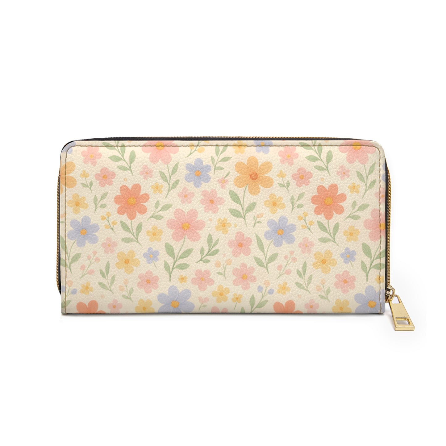 Zipper Wallet - Cute Floral Purse, Floral Coin Pouch, Zipper Pouch Organizer