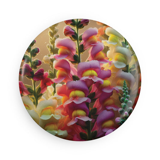 Floral Snap Button Magnet - Vibrant Nature Décor for Home or Gifts