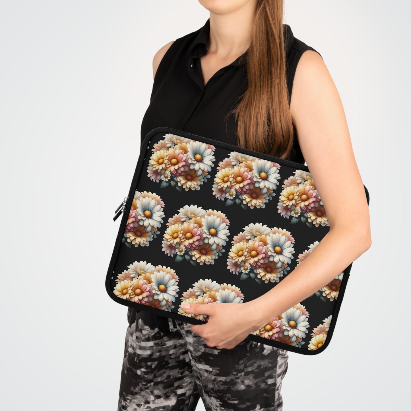 Laptop Sleeve - Cute Flower Design