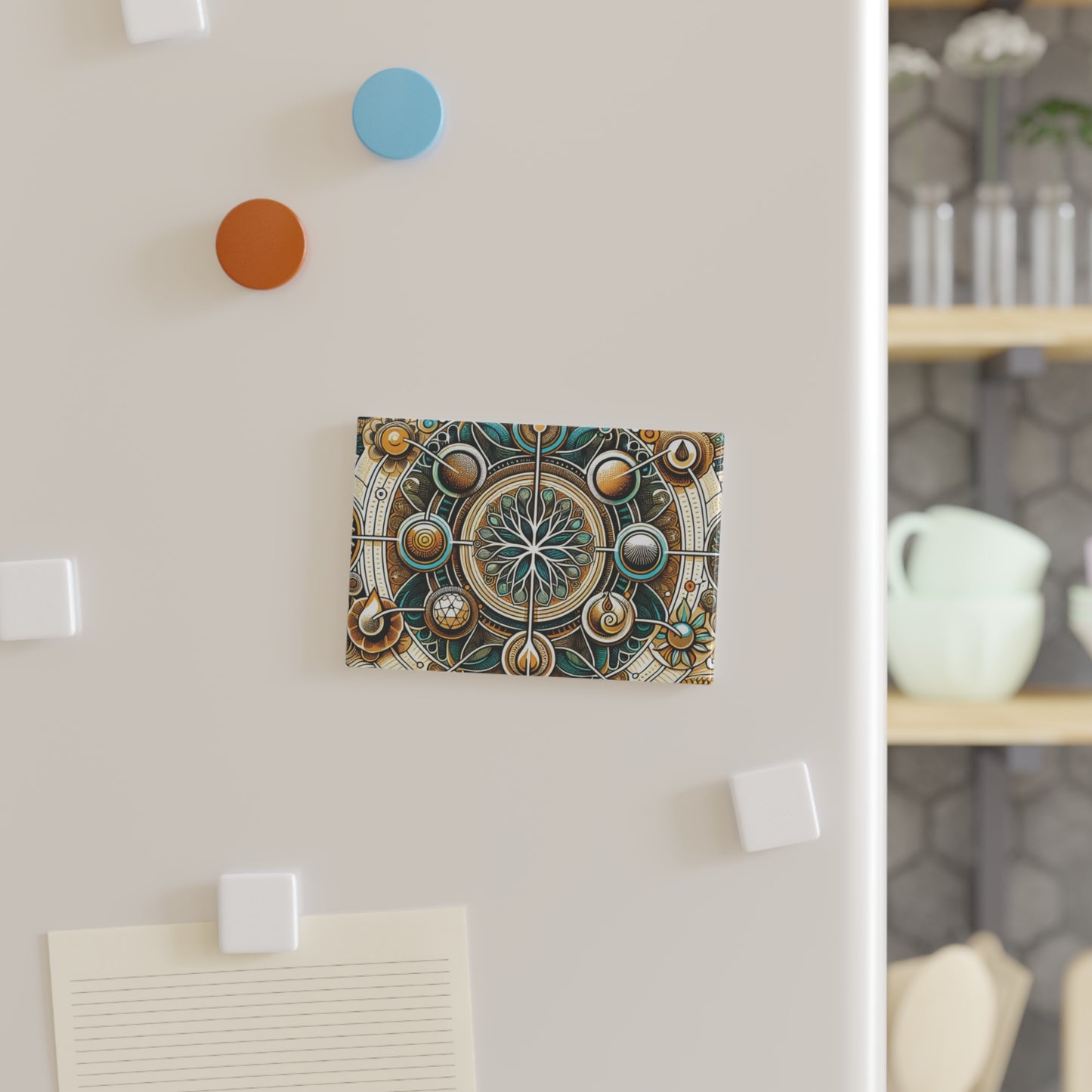 Button Magnet - Symbol of Life Design