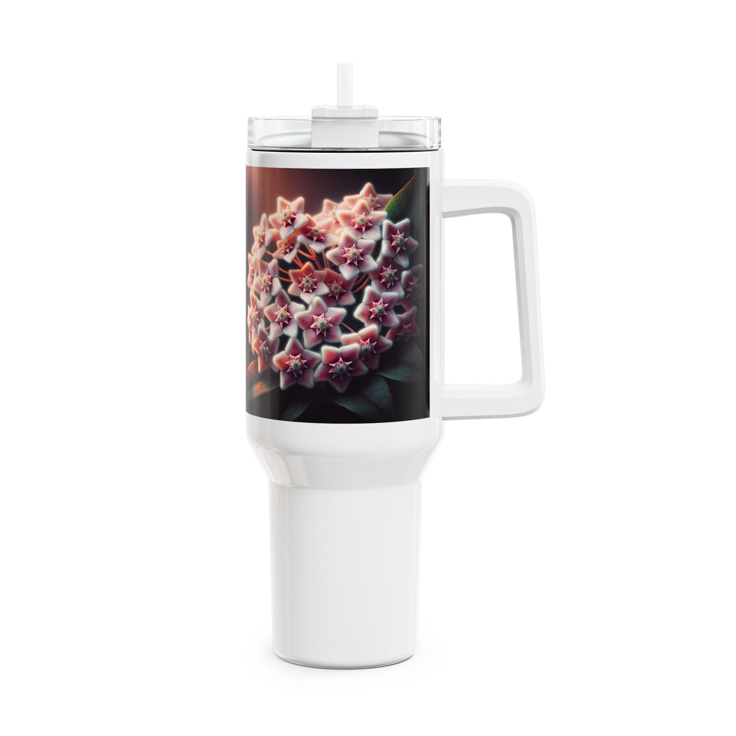 40oz Tumbler - Hoya Blooms Design